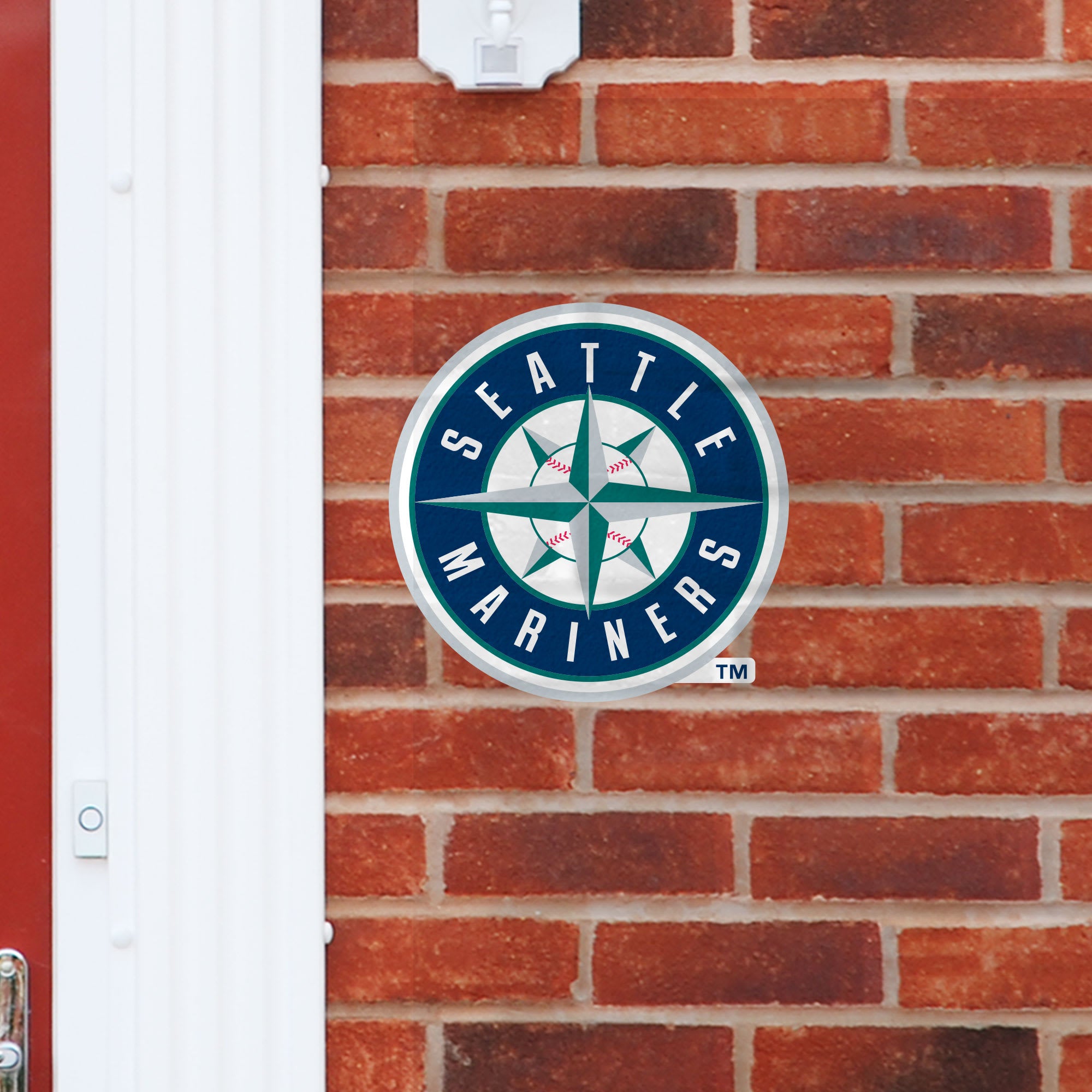 Seattle Mariners: Logo - Officially Licensed MLB Outdoor Graphic Large by Fathead | Wood/Aluminum