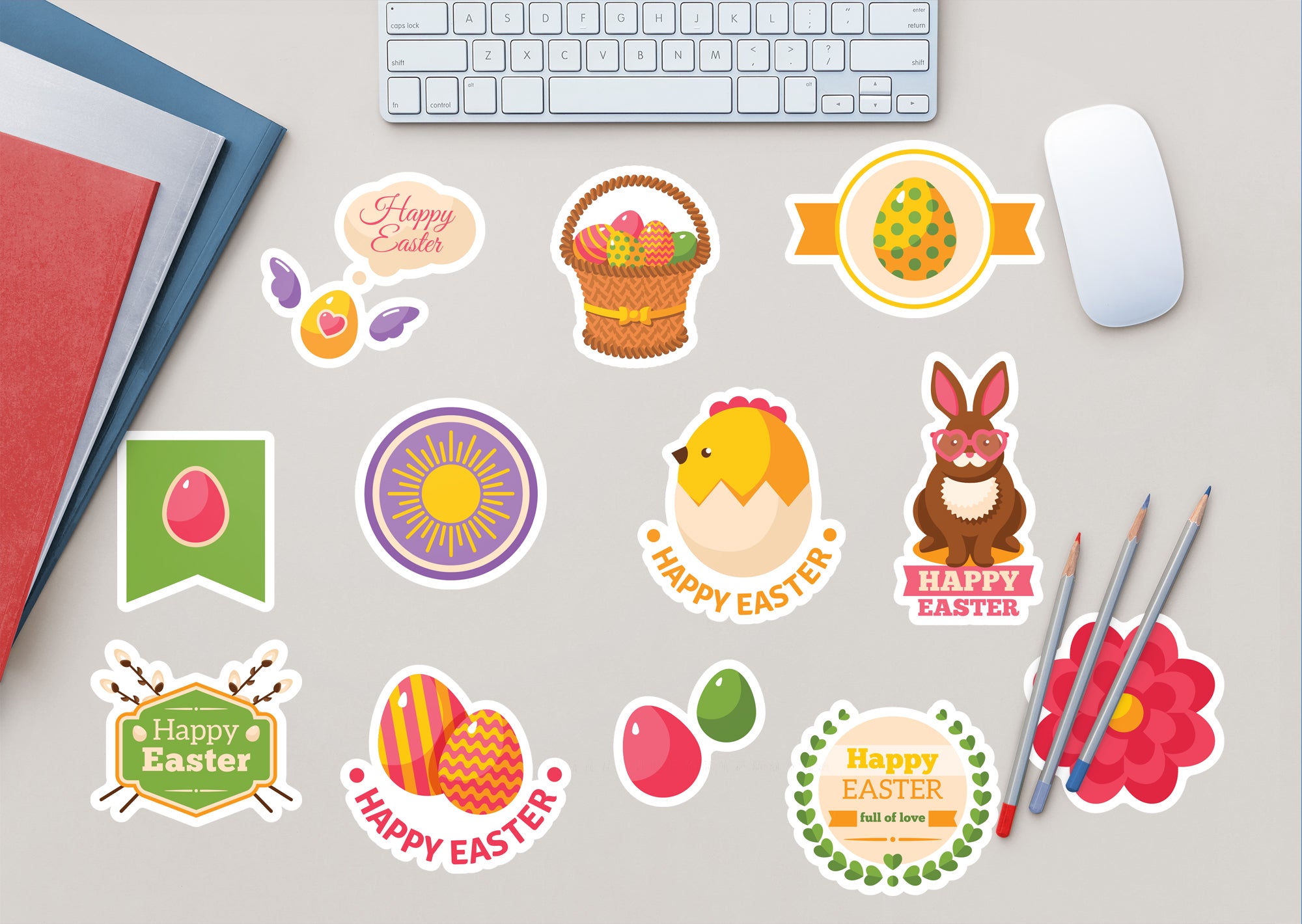 Easter Labels - Removable Wall Decal Large by Fathead | Vinyl