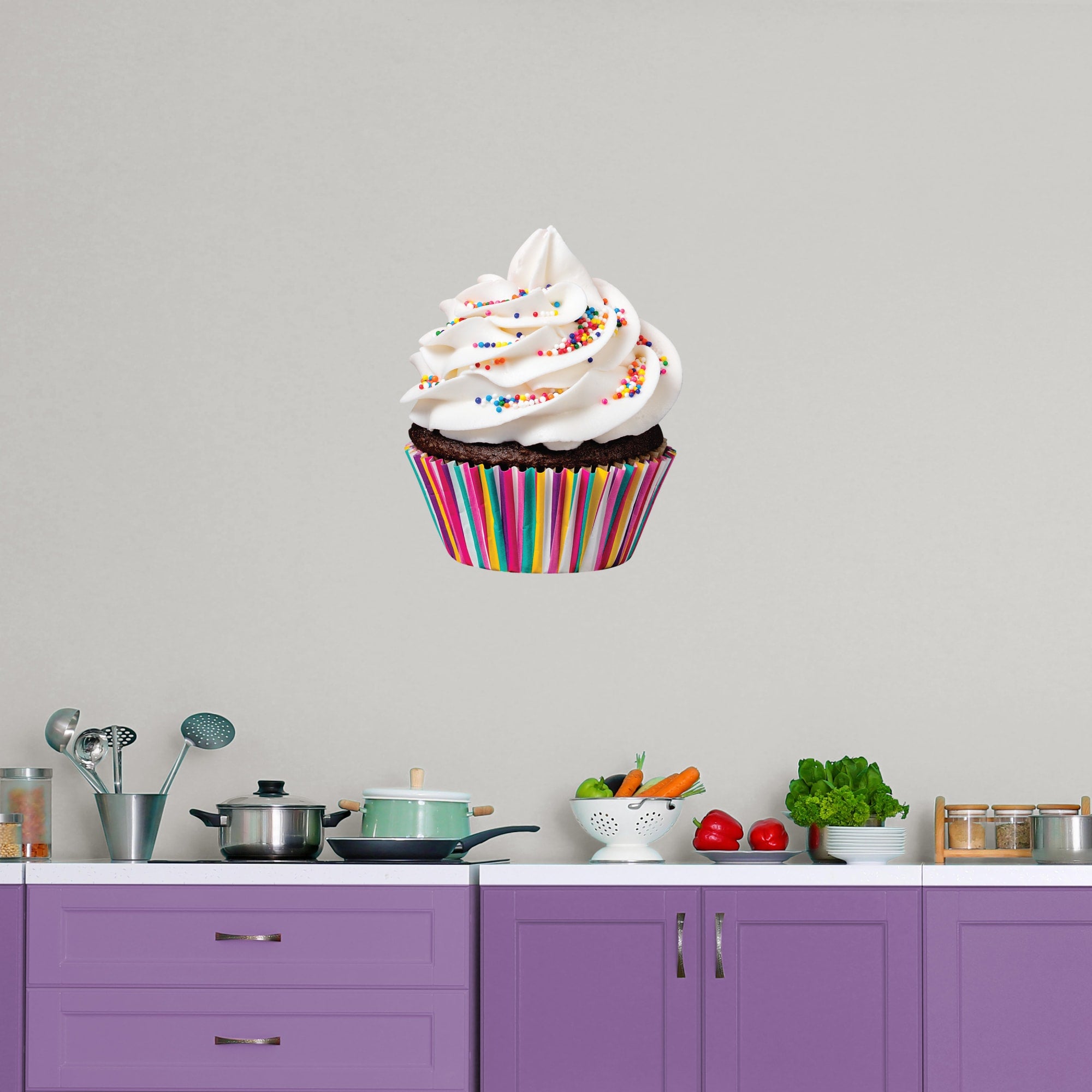 Cupcake - Removable Vinyl Decal XL by Fathead