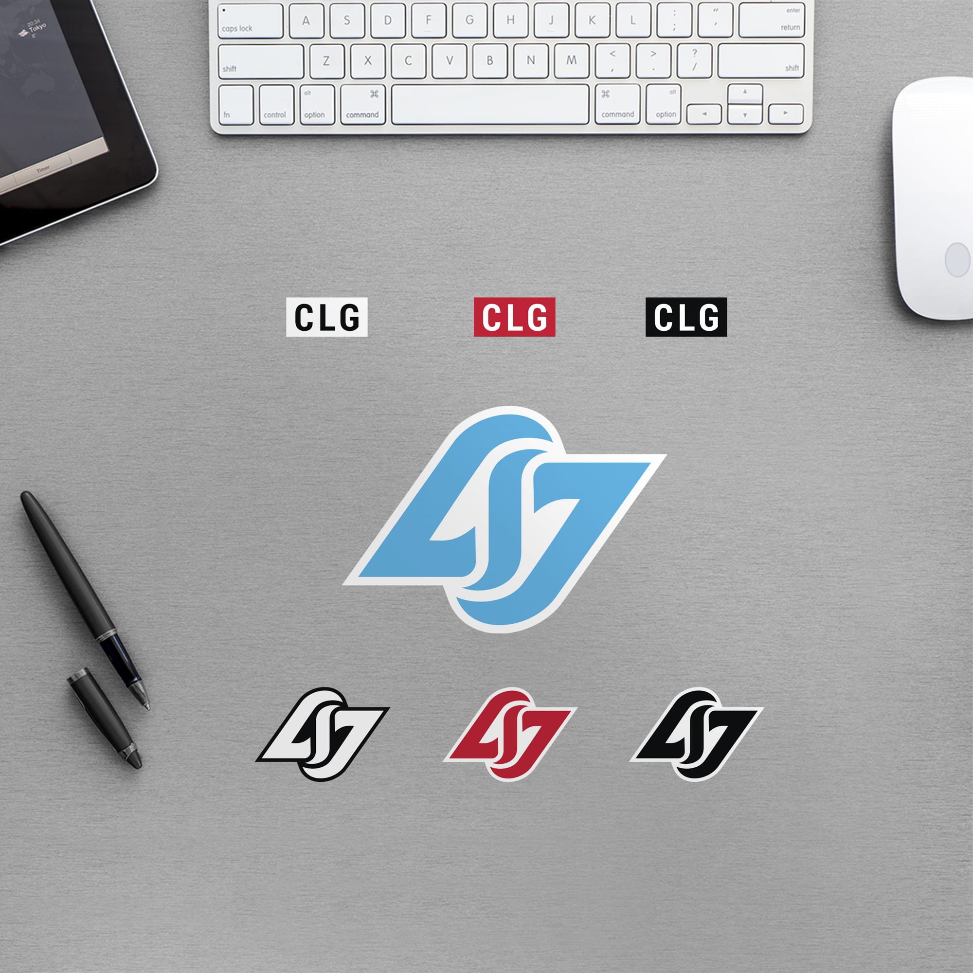 Counter Logic Gaming: Logo Assortment - Removable Laptop Decals by Fathead | Vinyl