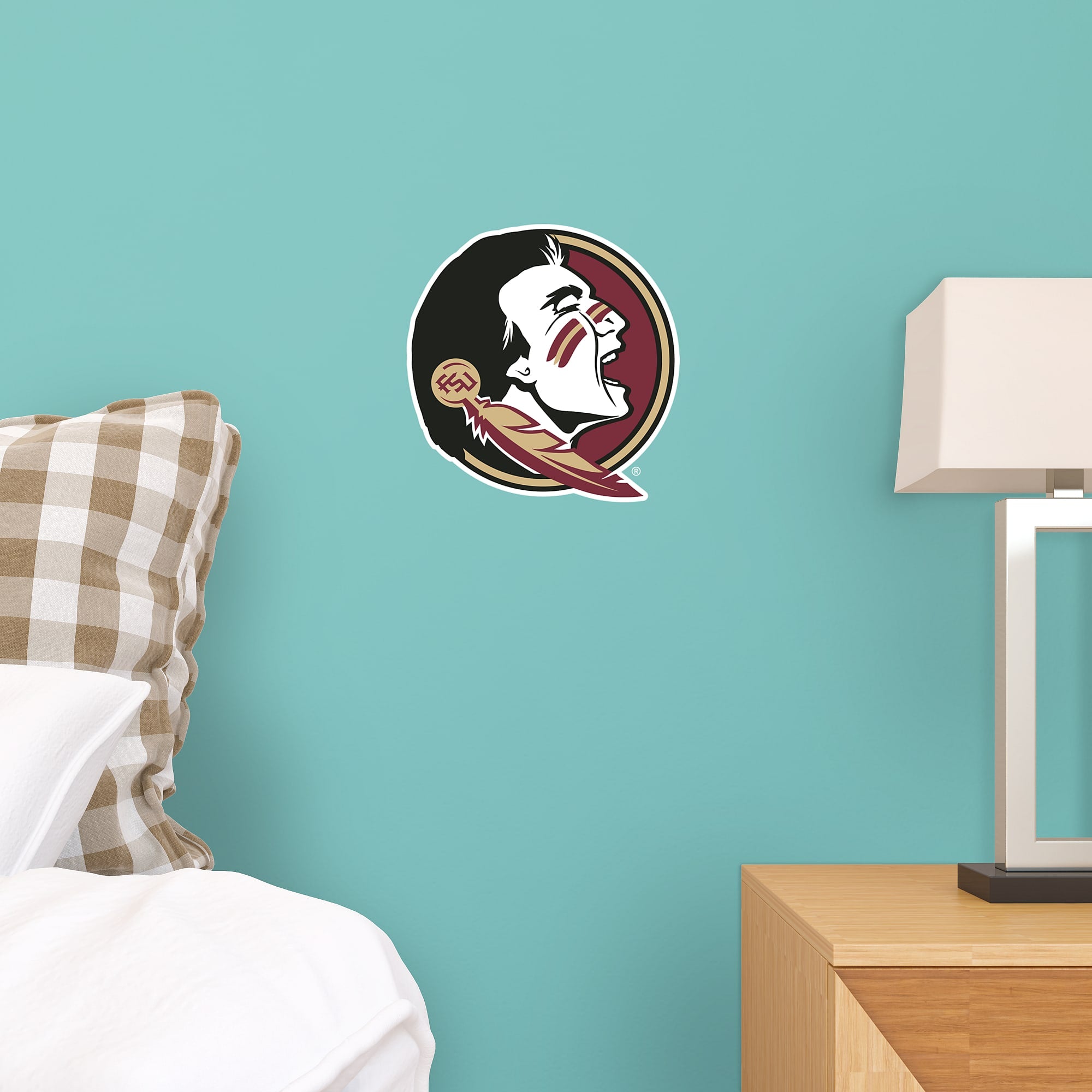 Florida State Seminoles: Logo - Officially Licensed Removable Wall Decal 11.0"W x 11.0"H by Fathead | Vinyl
