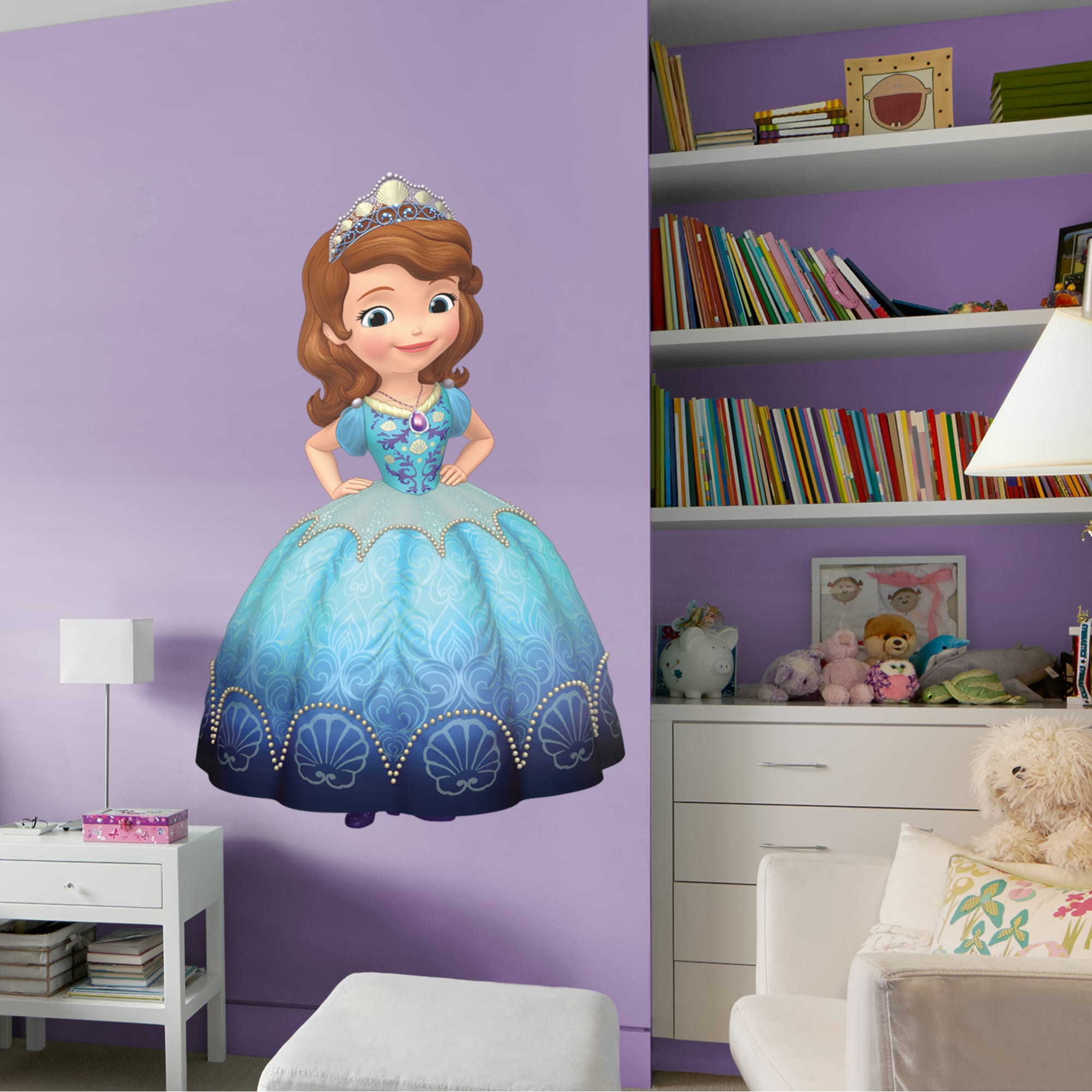 Sofia the First: Pearl of the Sea - Officially Licensed Disney Removable Wall Decal 32.0"W x 51.0"H by Fathead | Vinyl