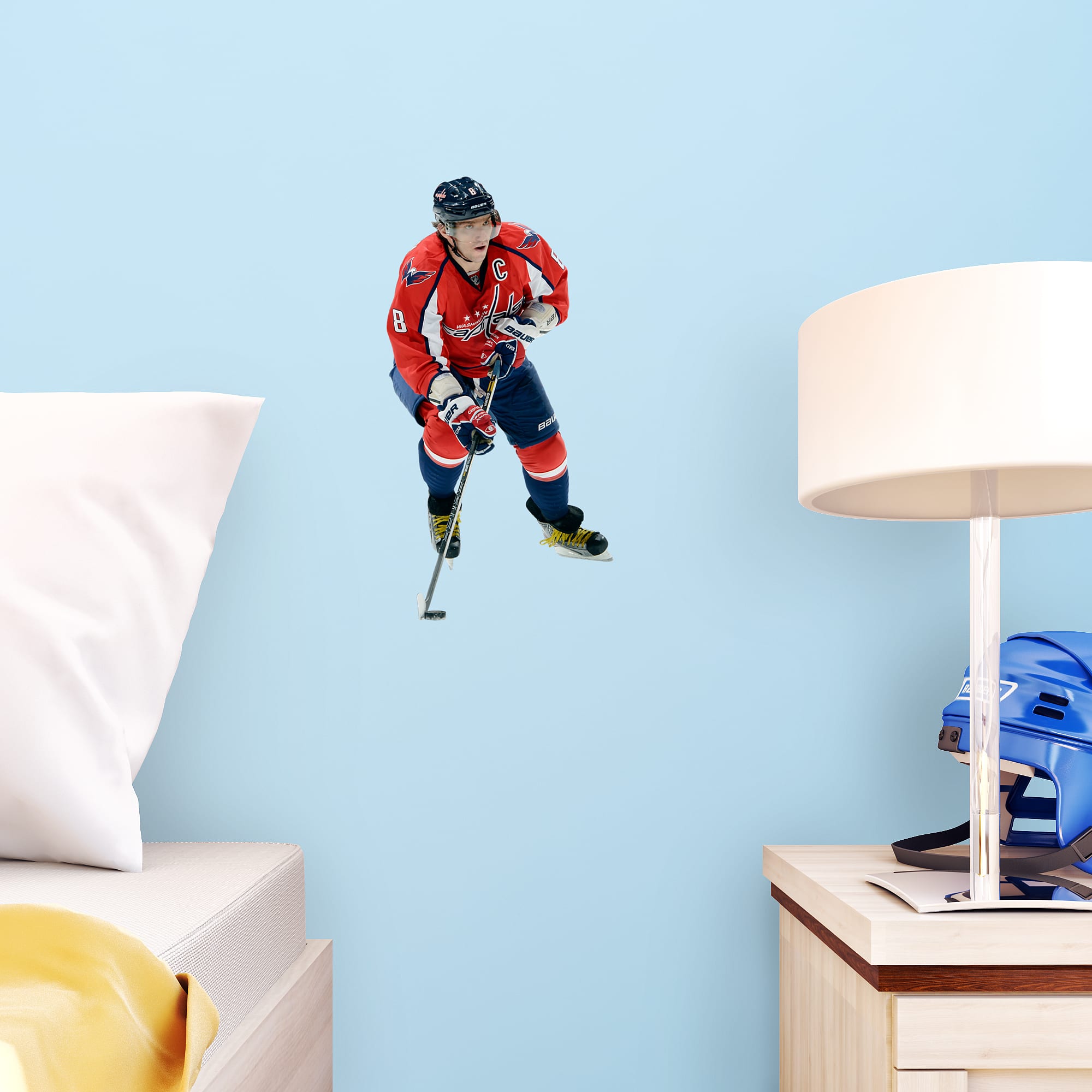 Alex Ovechkin for Washington Capitals - Officially Licensed NHL Removable Wall Decal 9.0"W x 18.0"H by Fathead | Vinyl