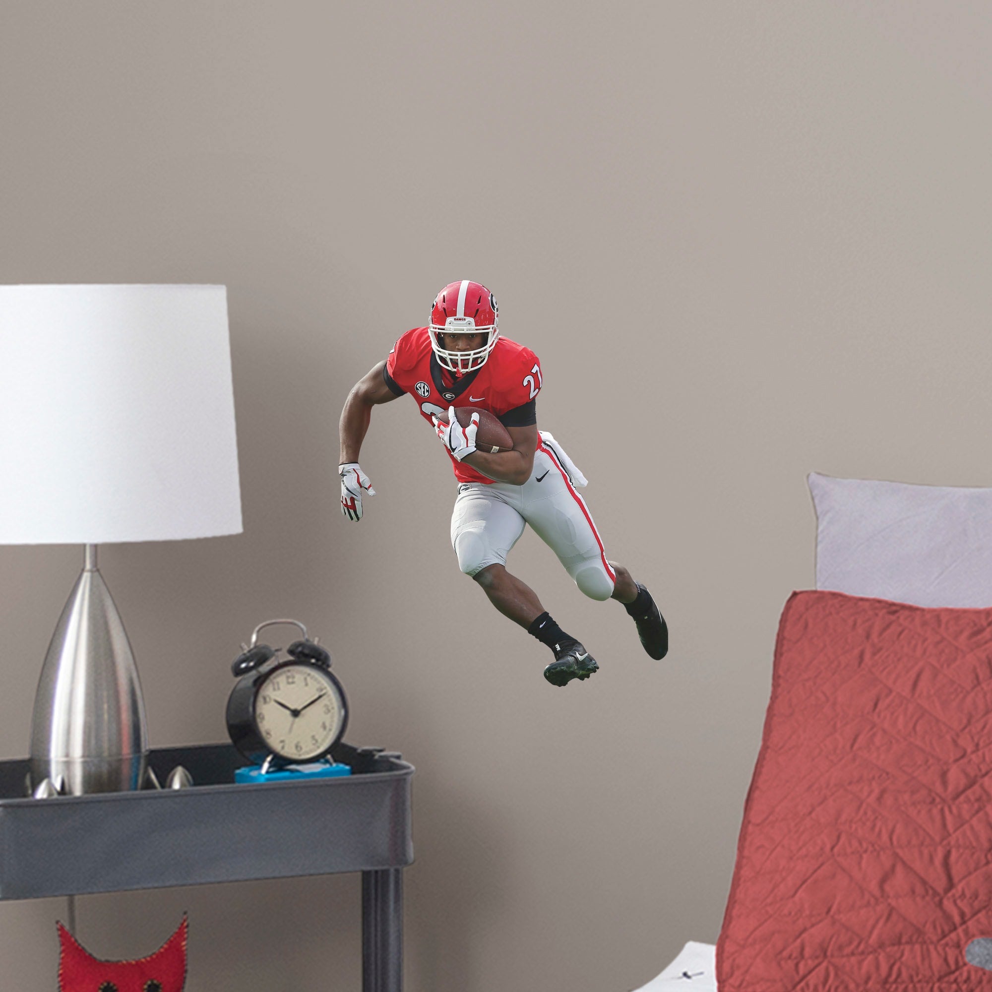 Nick Chubb for Georgia Bulldogs: Georgia - Officially Licensed Removable Wall Decal Large by Fathead | Vinyl