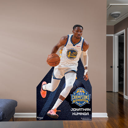 Golden State Warriors: Jonathan Kuminga 2022 Champions  Life-Size   Foam Core Cutout  - Officially Licensed NBA    Stand Out