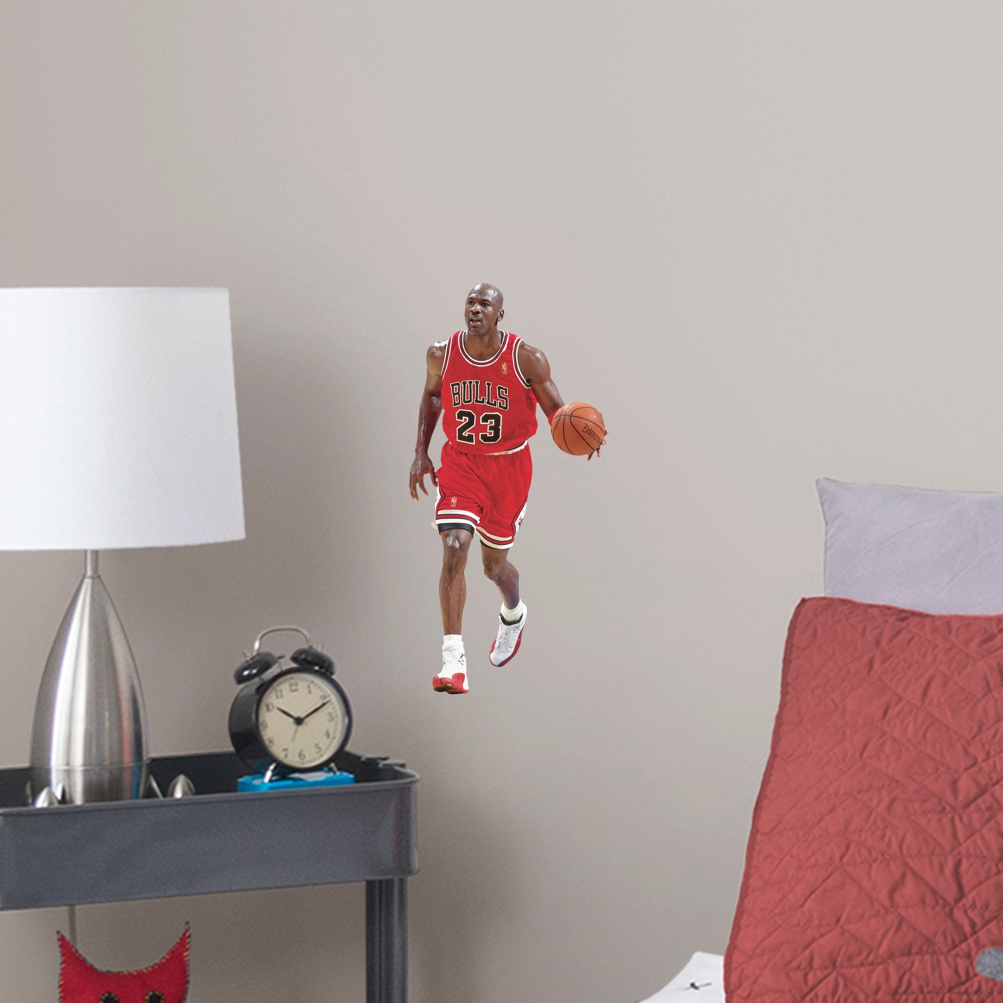 Michael Jordan for Chicago Bulls - Officially Licensed NBA Removable Wall Decal Large by Fathead | Vinyl