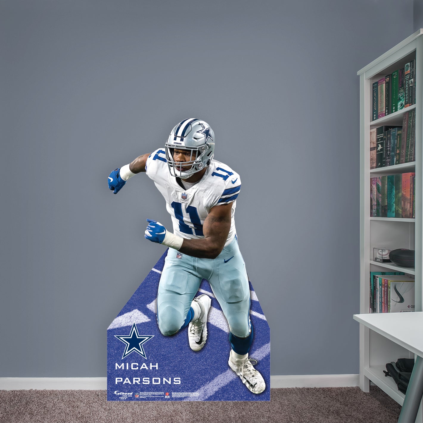 Fathead Ezekiel Elliott Dallas Cowboys 11-Pack Life-Size Removable Wall Decal