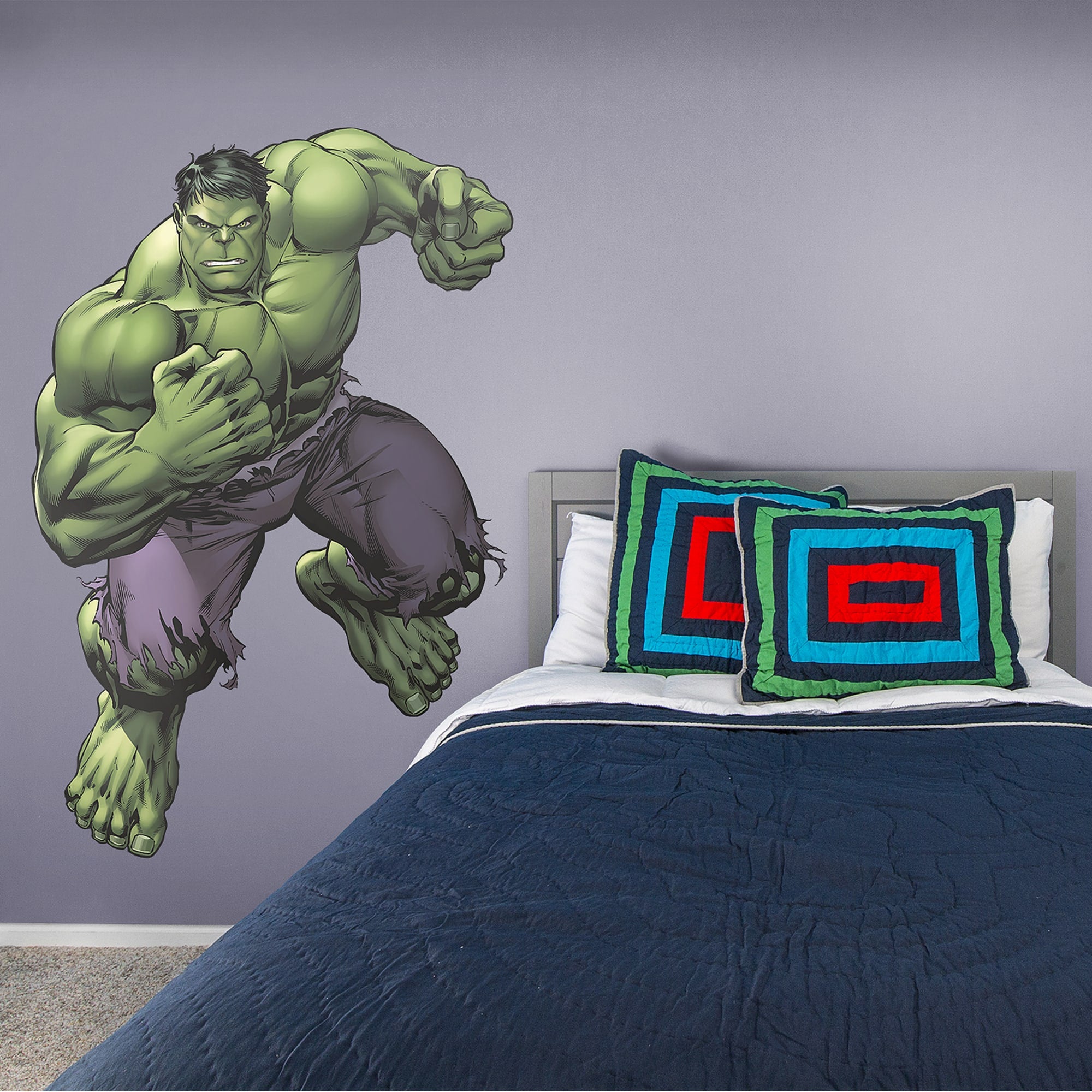 Hulk: Marvels Avengers Assemble - Officially Licensed Removable Wall Decal 51.0"W x 77.0"H by Fathead | Vinyl