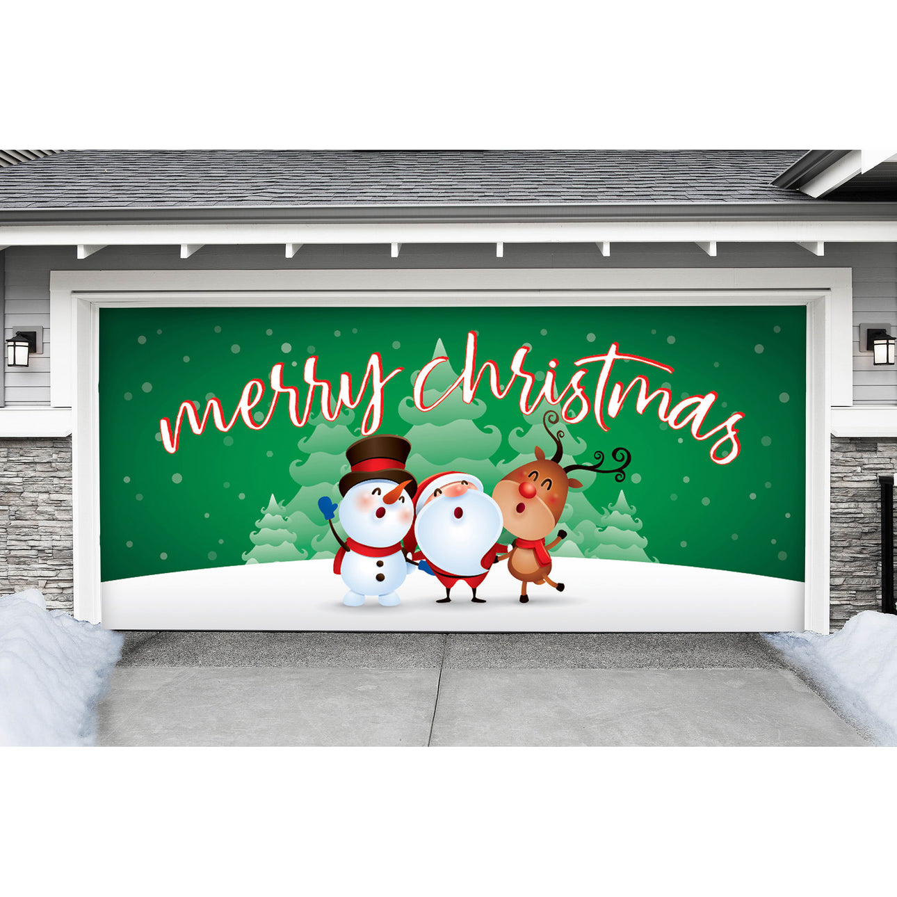 Merry Christmas Garage Door Banner | Fathead Official Site – Fathead LLC