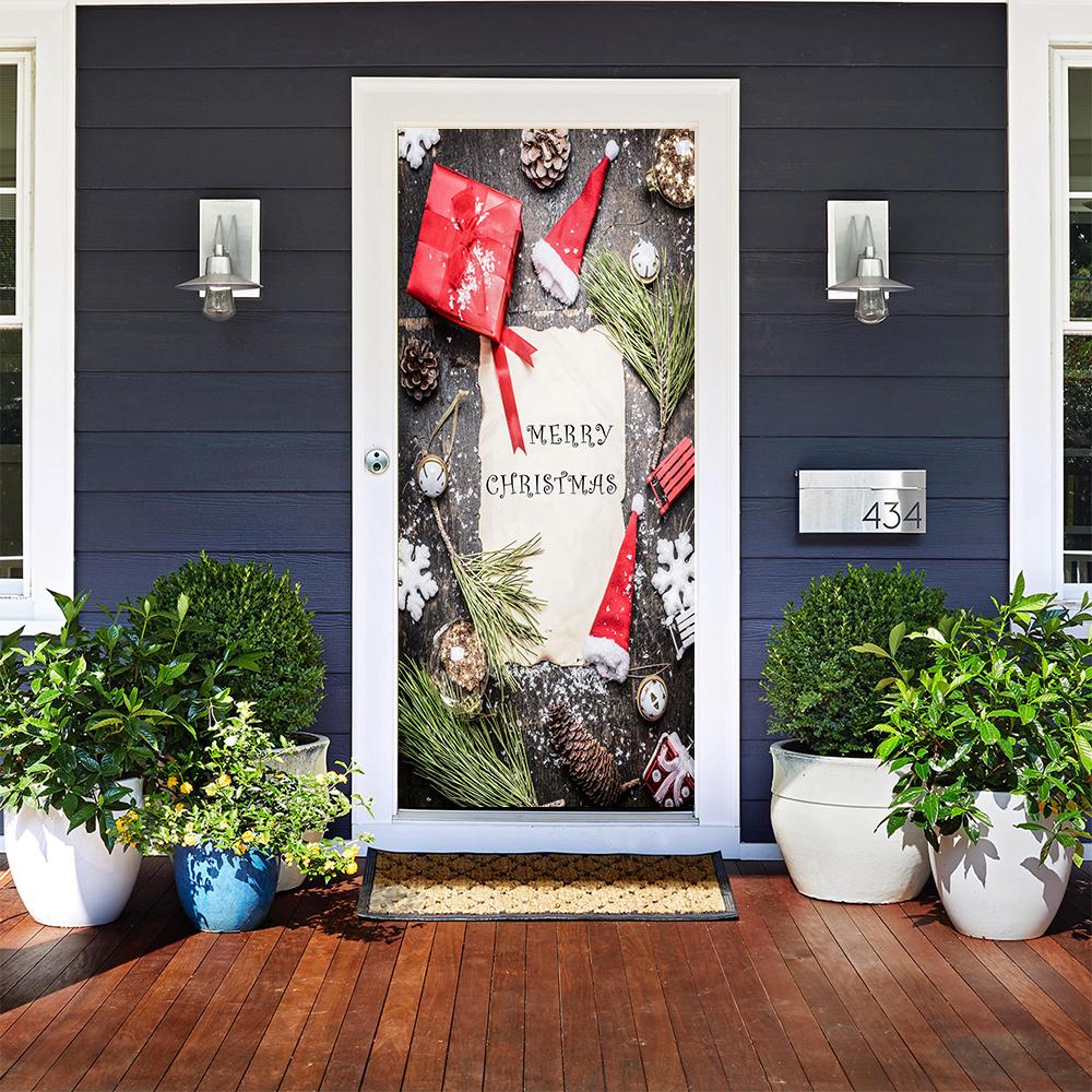 Christmas Door Decoration 36x80 by Fathead | Polyester