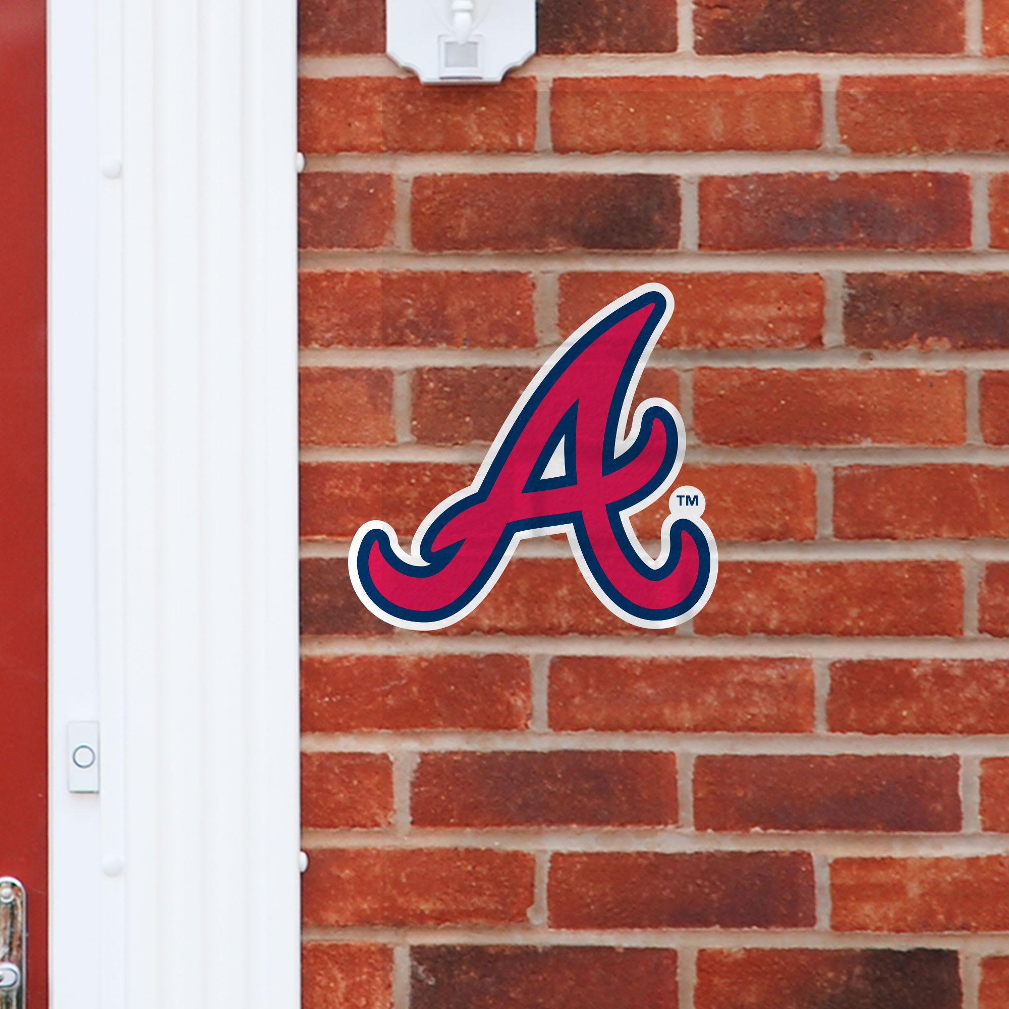 Atlanta Braves: Logo - Officially Licensed MLB Outdoor Graphic Large by Fathead | Wood/Aluminum