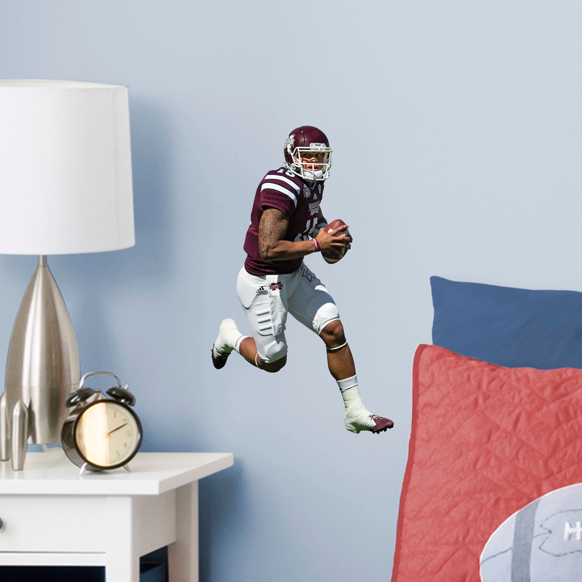 Dak Prescott for Mississippi State Bulldogs: Mississippi State - Officially Licensed Removable Wall Decal Large by Fathead | Vin