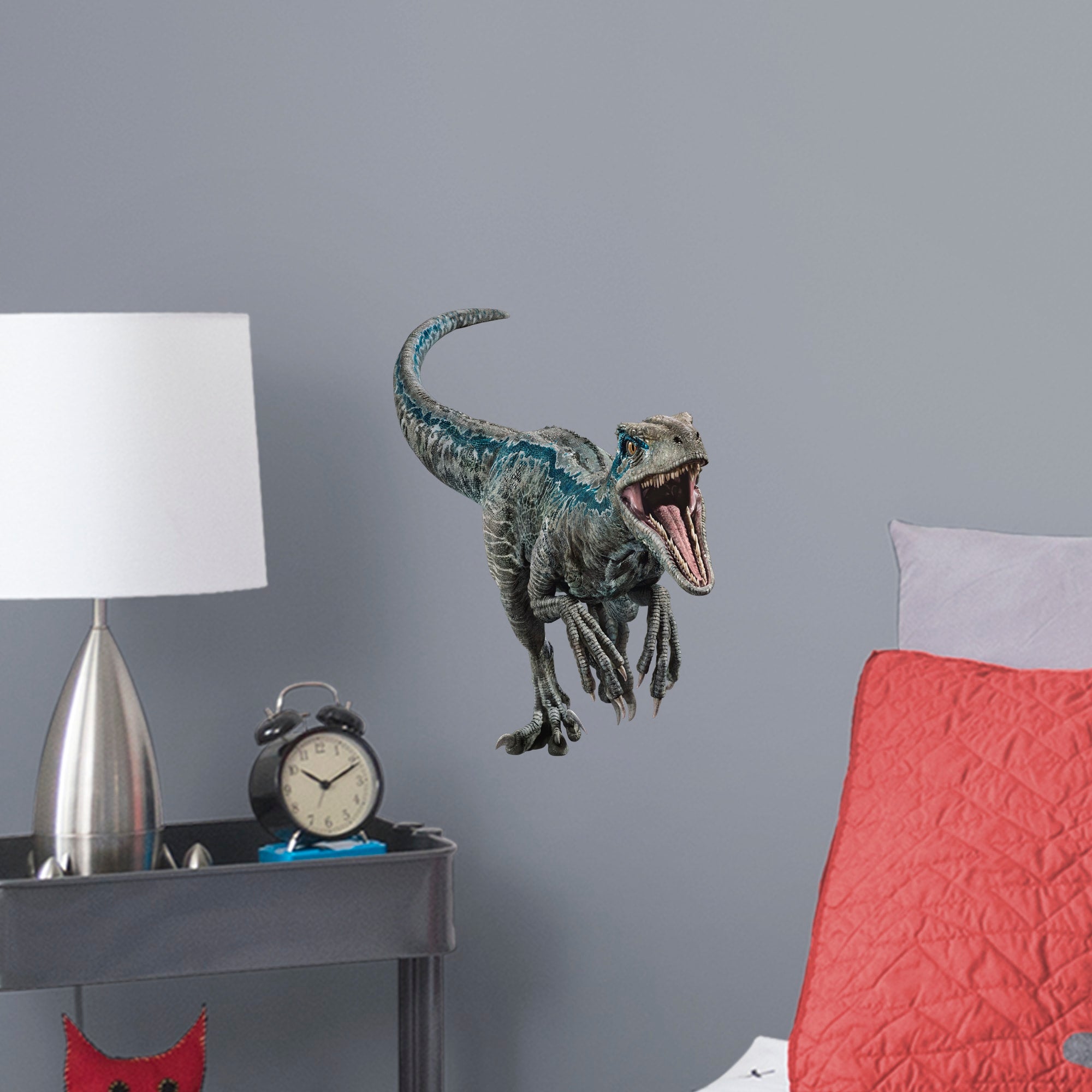 Velociraptor "Blue" - Jurassic World: Fallen Kingdom - Officially Licensed Removable Wall Decal Large by Fathead | Vinyl
