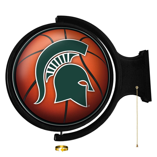 Michigan State Spartans 21'' x 21'' Color Logo Faux Barrel Top Sign