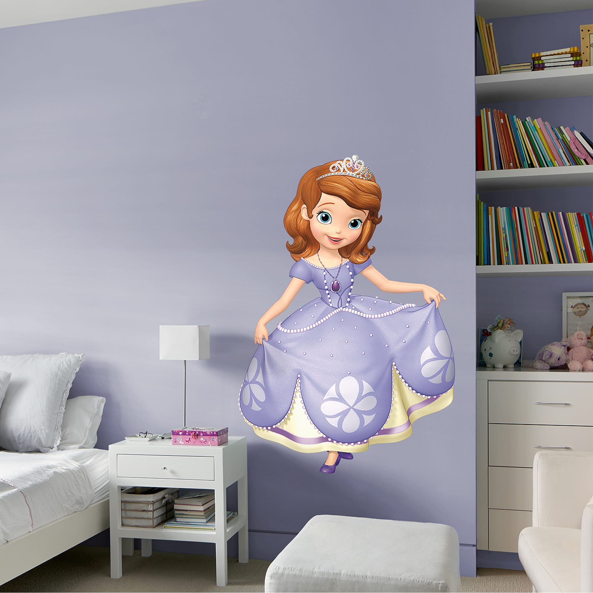 Sofia the First - Officially Licensed Disney Removable Wall Decal 33.0"W x 49.0"H by Fathead | Vinyl