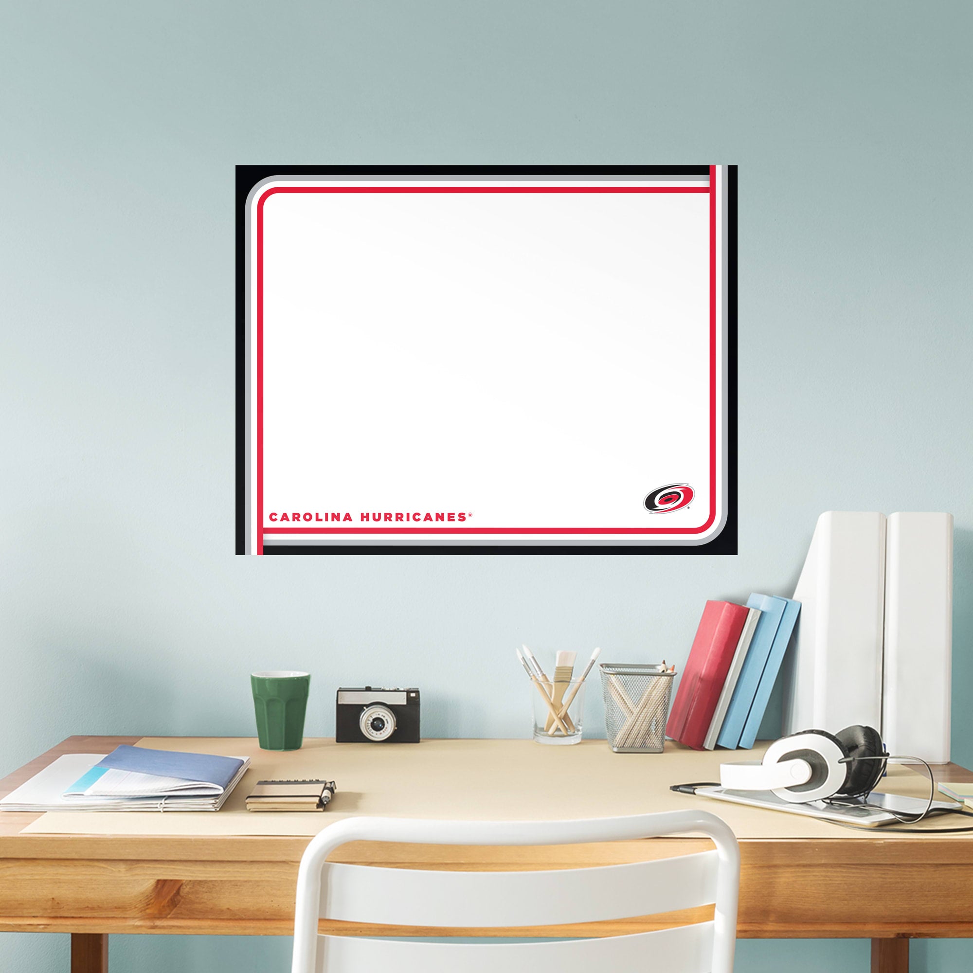 Carolina Hurricanes: Dry Erase Whiteboard - X-Large Officially Licensed NHL Removable Wall Decal XL by Fathead | Vinyl