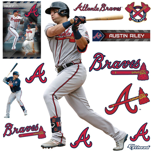 Fathead Ronald Acuna Jr. Atlanta Braves Life Size Removable Wall Decal