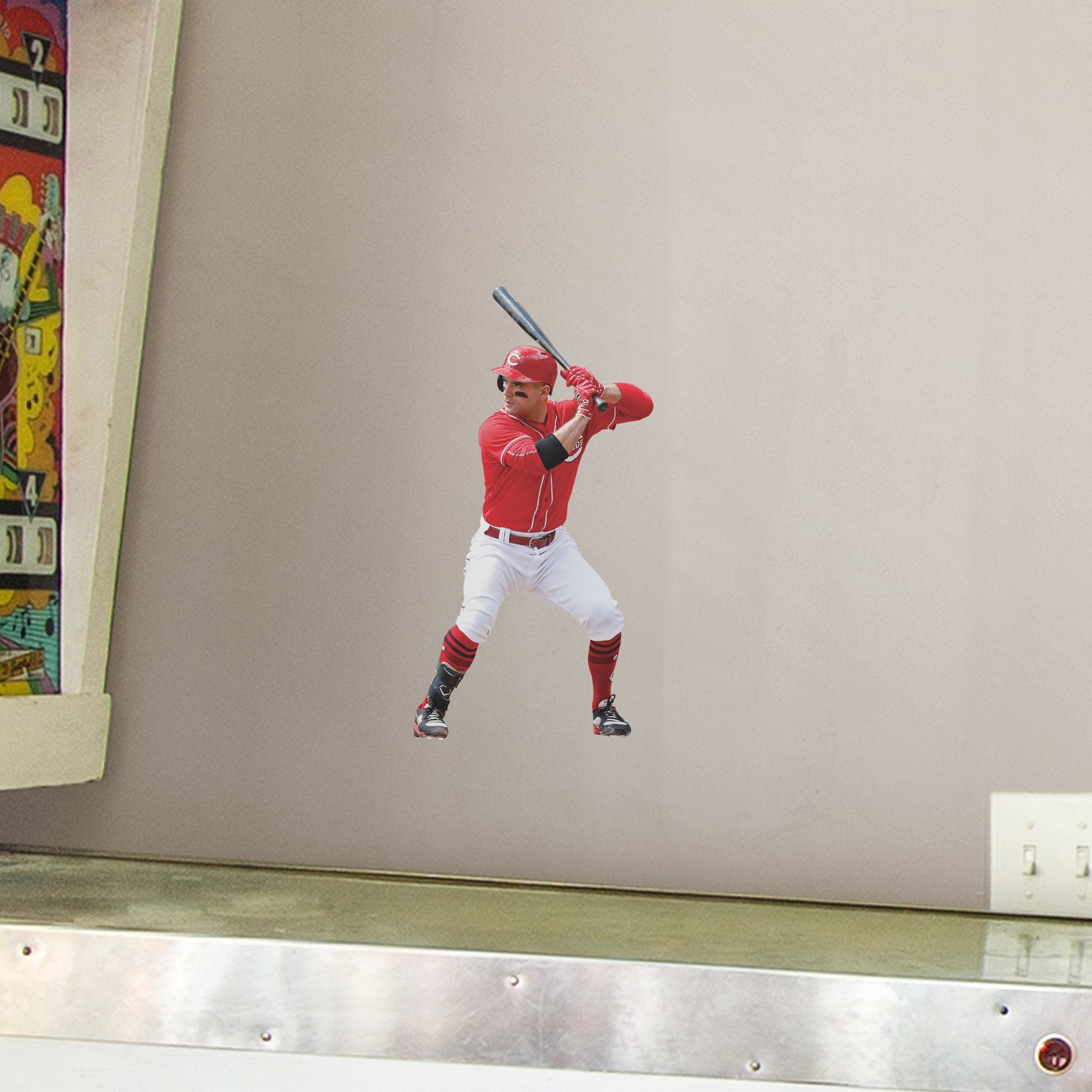 Joey Votto for Cincinnati Reds - Officially Licensed MLB Removable Wall Decal Large by Fathead | Vinyl