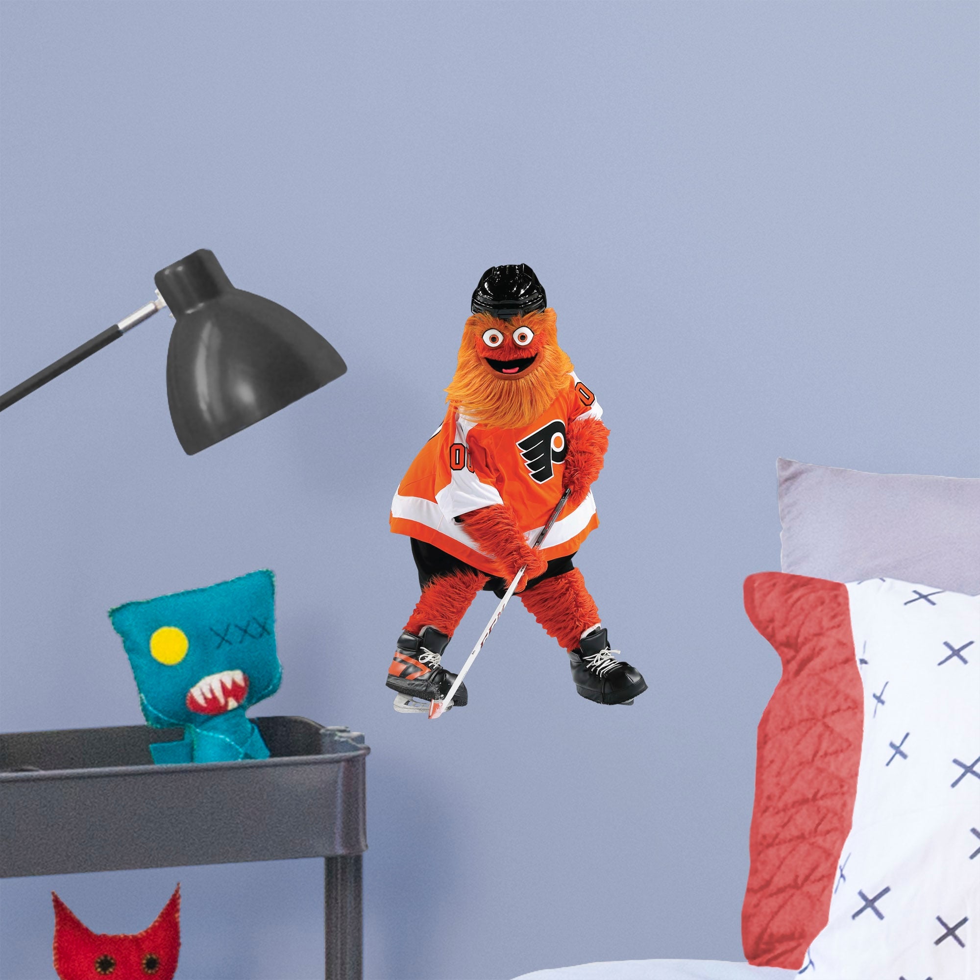 Philadelphia Flyers: Gritty Mascot - Officially Licensed NHL Removable Wall Decal Large by Fathead | Vinyl