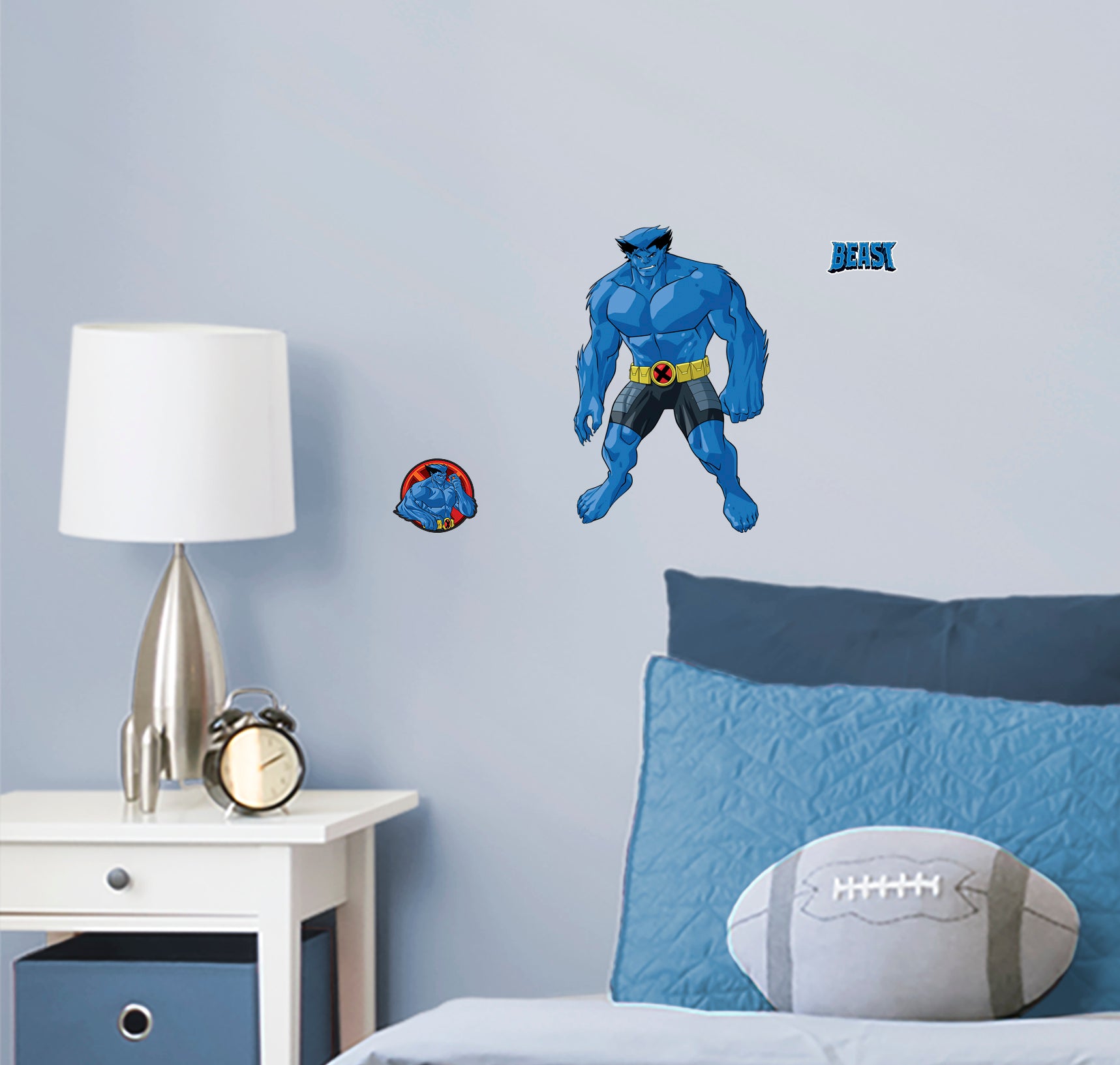 X-Men Beast RealBig - Officially Licensed Marvel Removable Wall Decal Large by Fathead | Vinyl