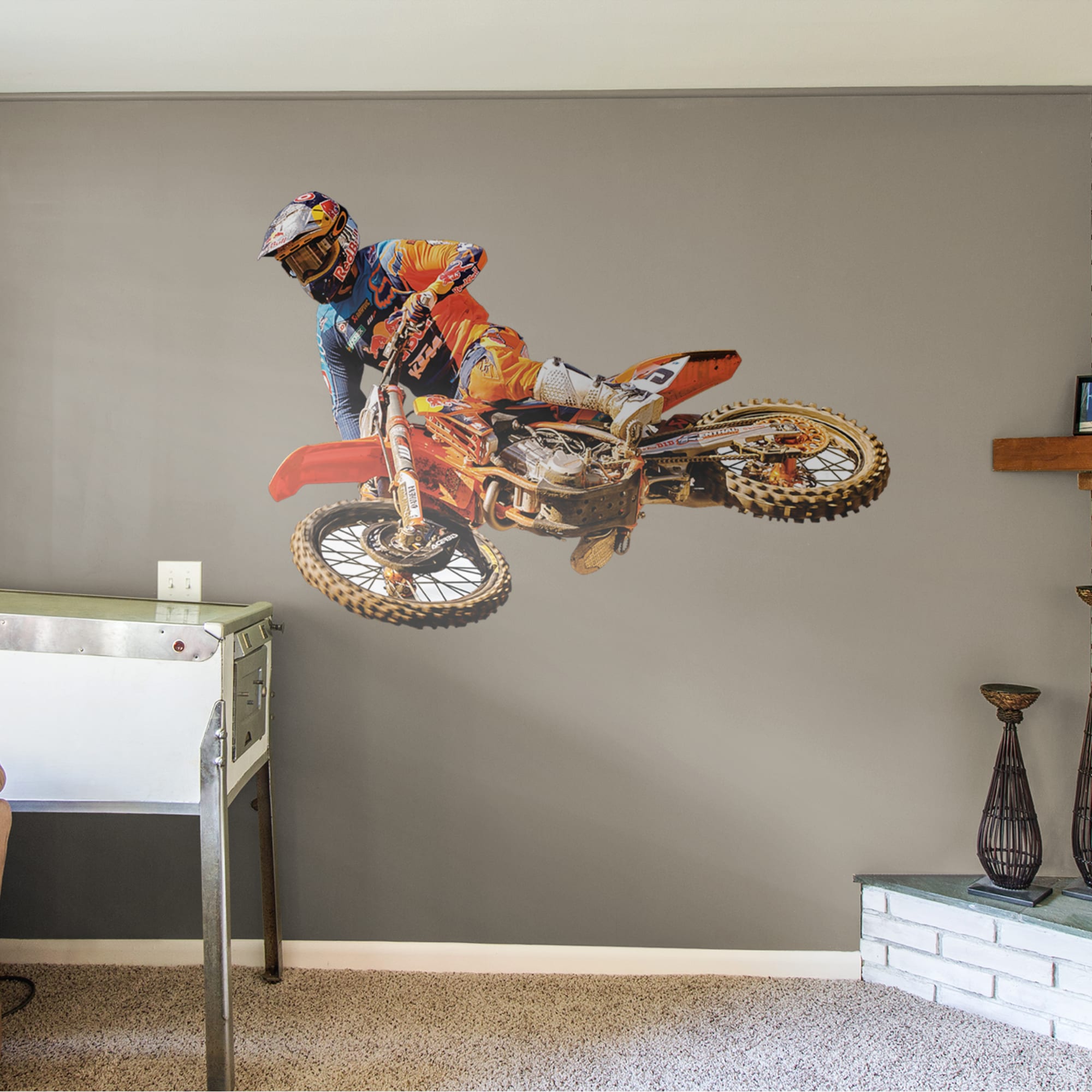 Ryan Dungey for Motocross - Officially Licensed Removable Wall Decal 75"W x 51"H by Fathead | Vinyl