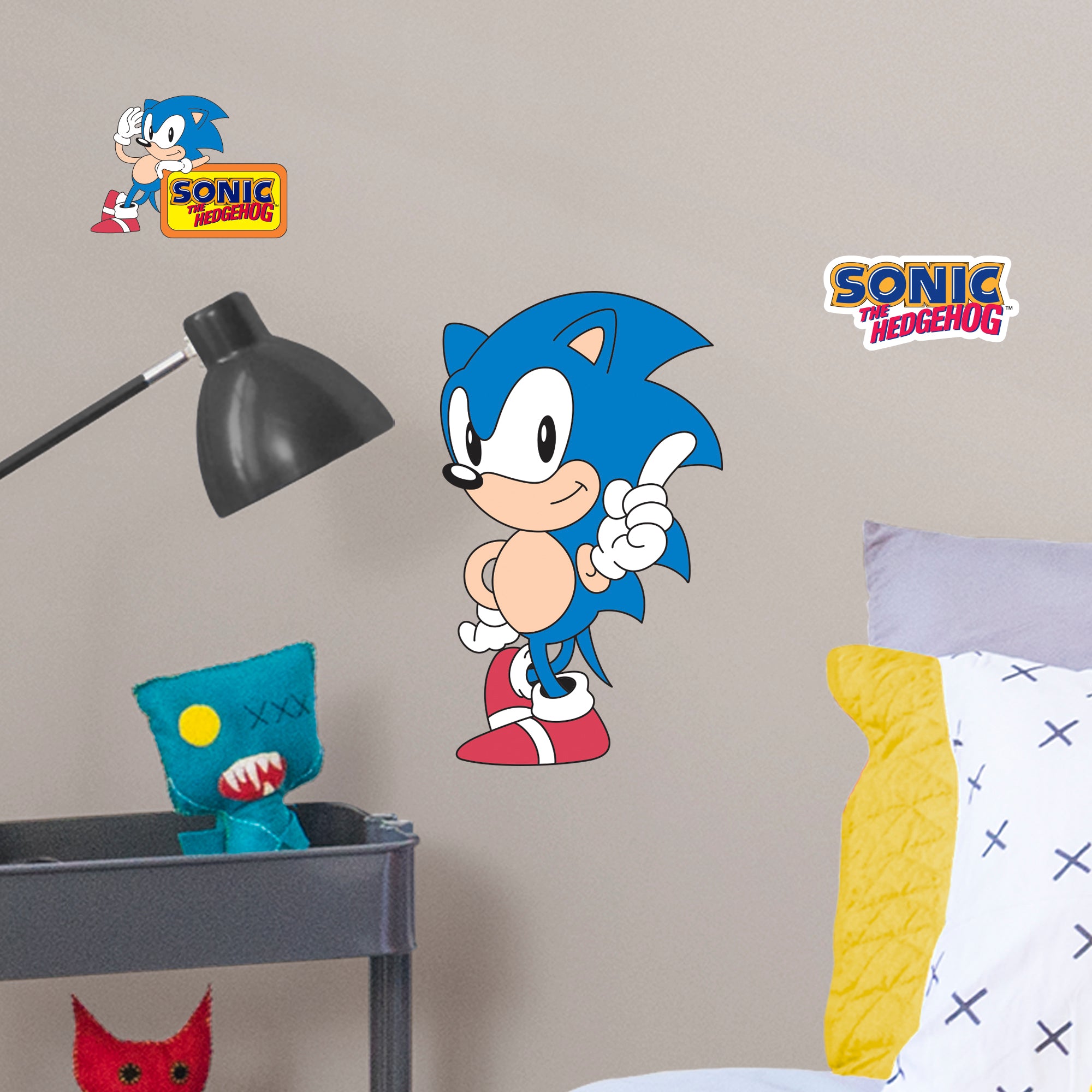 Sonic the Hedgehog Classic - Officially Licensed SEGA Removable Wall Decal Large by Fathead | Vinyl