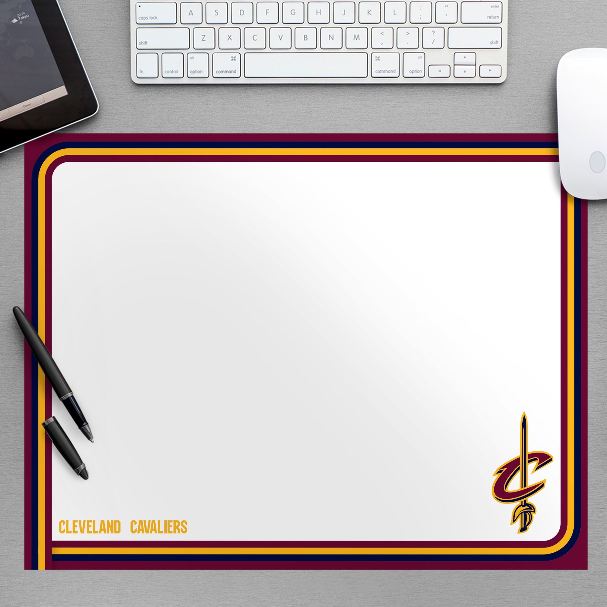 Cleveland Cavaliers for Cleveland Cavaliers: Dry Erase Whiteboard - Officially Licensed NBA Removable Wall Decal Large by Fathea