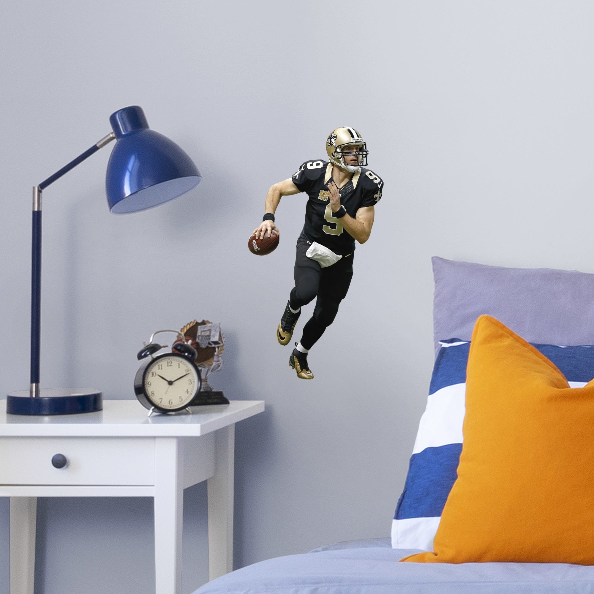 Drew Brees for New Orleans Saints: Home - Officially Licensed NFL Removable Wall Decal Large by Fathead | Vinyl