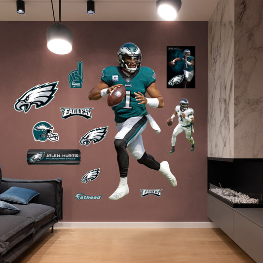 Philadelphia Eagles: Jalen Hurts 2022 - Officially Licensed NFL Outdoo –  Fathead