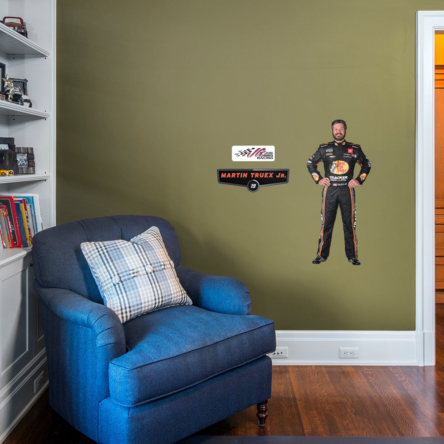 Martin Truex Jr. 2021 Driver - Officially Licensed NASCAR Removable Wall Decal XL by Fathead | Vinyl