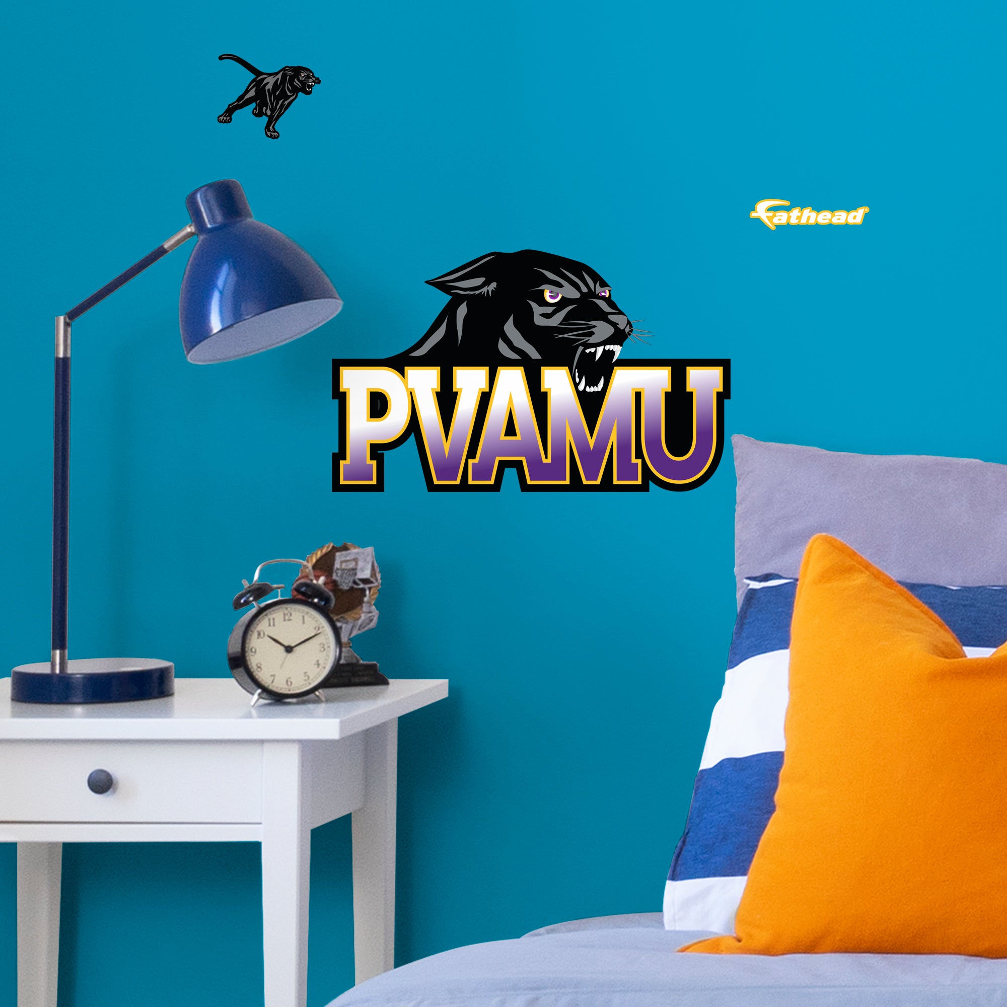 Prairie View A&M University Logo - Officially Licensed NCAA Removable Wall Decal Large by Fathead | Vinyl