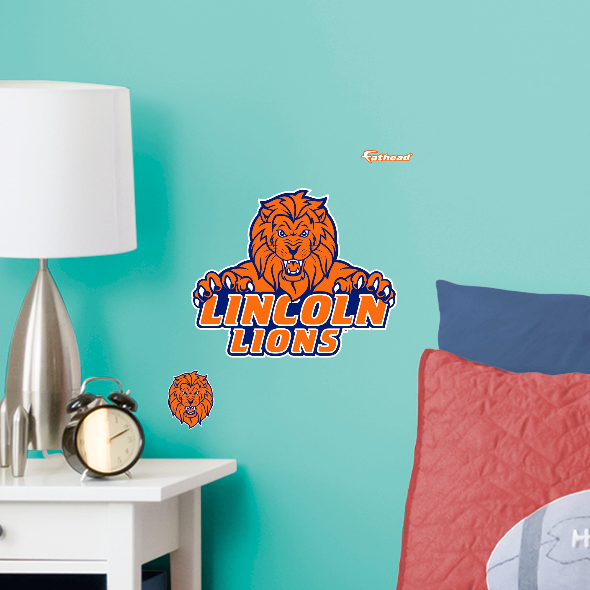 Lincoln University 2020 Logo - Officially Licensed NCAA Removable Wall Decal Large by Fathead | Vinyl