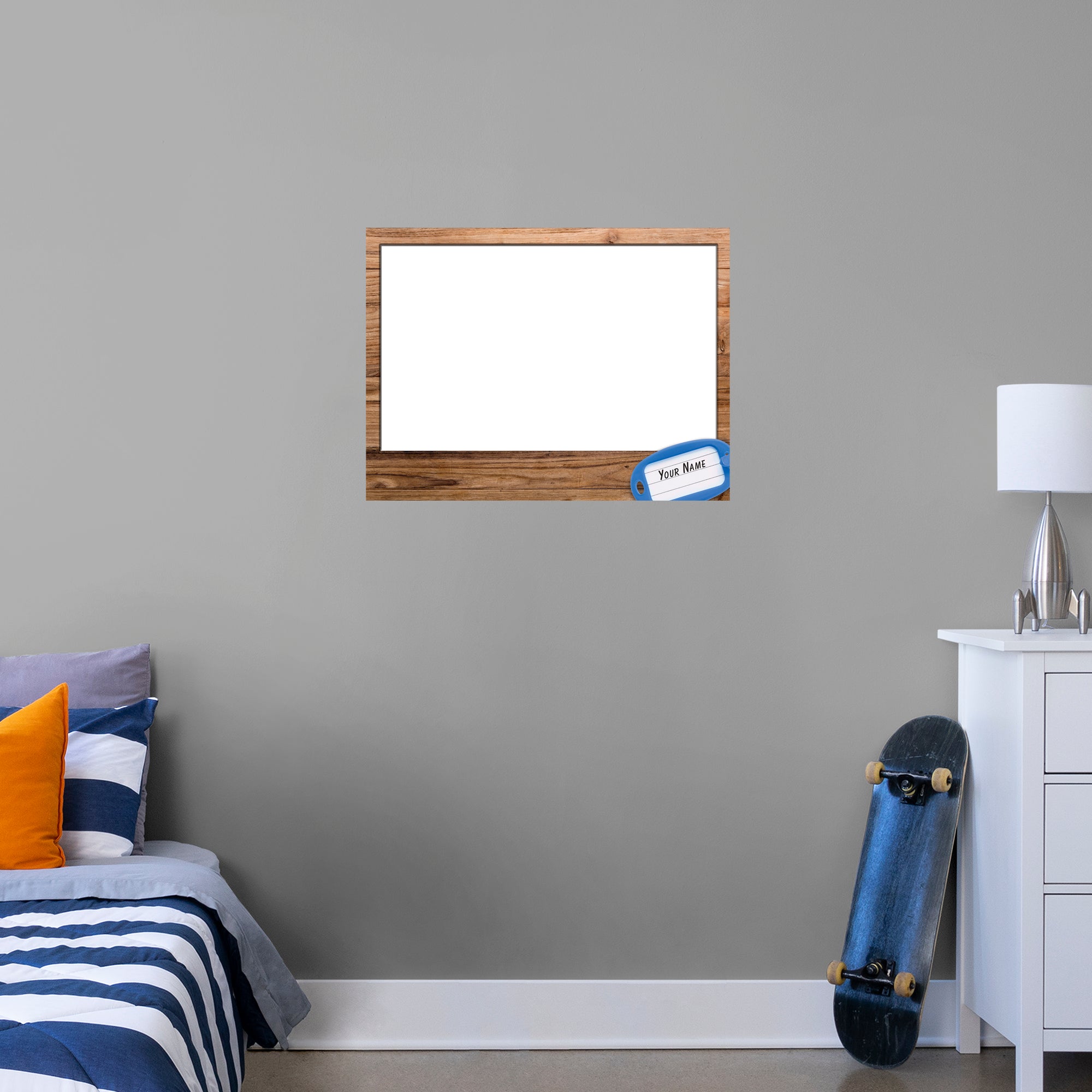 Personalized Dry Erase Boards Wood - Removable Wall Decal XL by Fathead | Vinyl