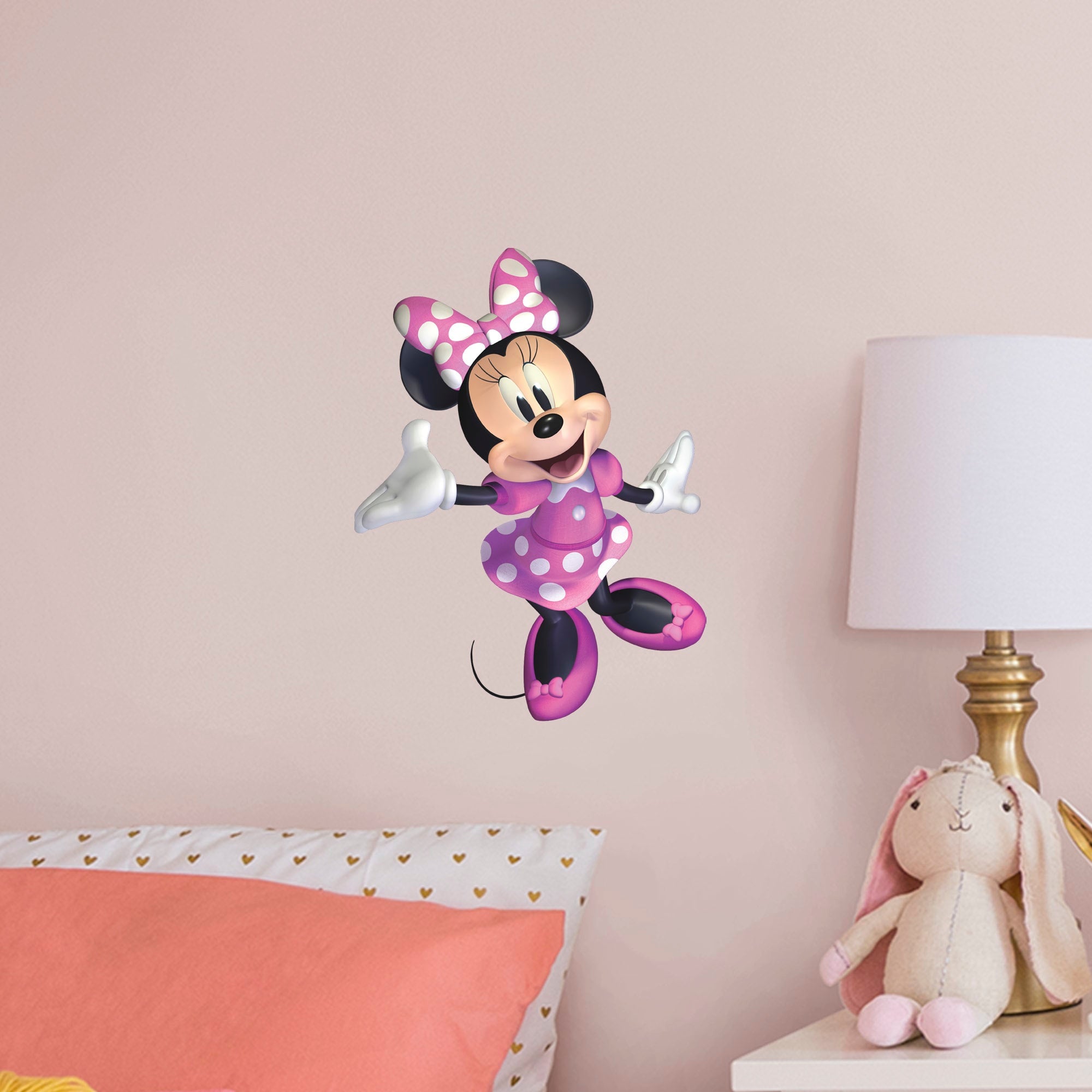 Minnie Mouse - Officially Licensed Disney Removable Wall Decal Large by Fathead | Vinyl