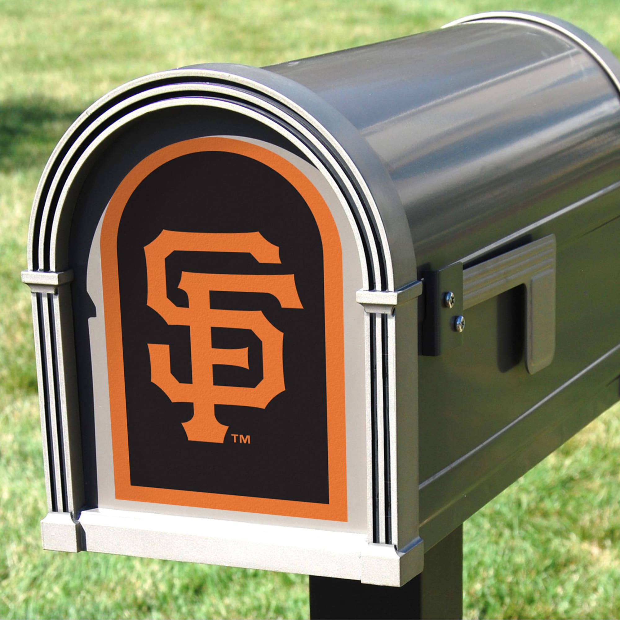 San Francisco Giants: Mailbox Logo - Officially Licensed MLB Outdoor Graphic 5.0"W x 8.0"H by Fathead | Wood/Aluminum