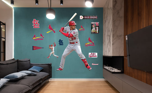 St. Louis Cardinals for St Louis Cardinals: Fredbird 2021 Mascot - MLB Removable Wall Adhesive Wall Decal Giant Athlete +2 Wall Decals 26W x 51H