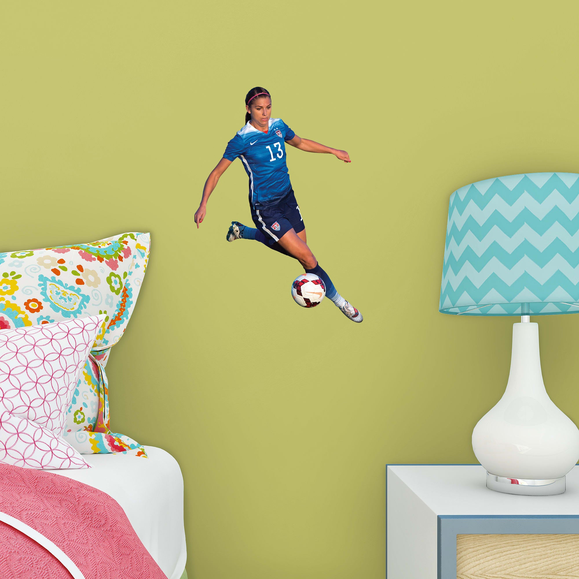 Alex Morgan - Officially Licensed Removable Wall Decal by Fathead | Vinyl