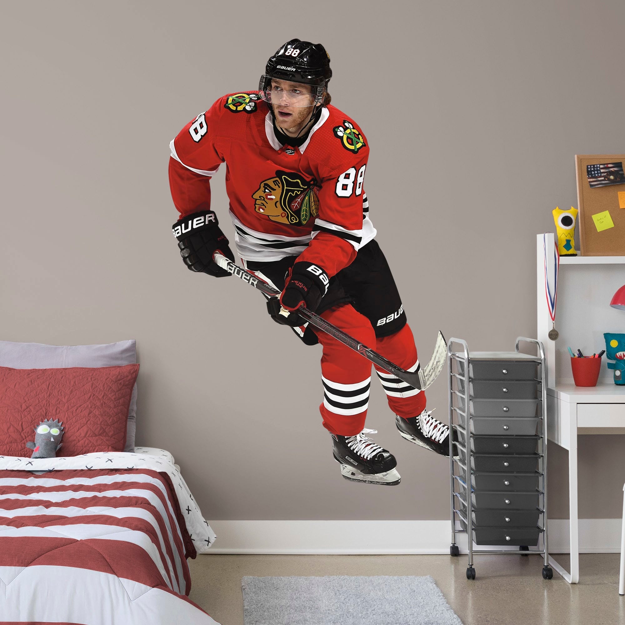 Patrick Kane for Chicago Blackhawks: Home - Officially Licensed NHL Removable Wall Decal Large by Fathead | Vinyl