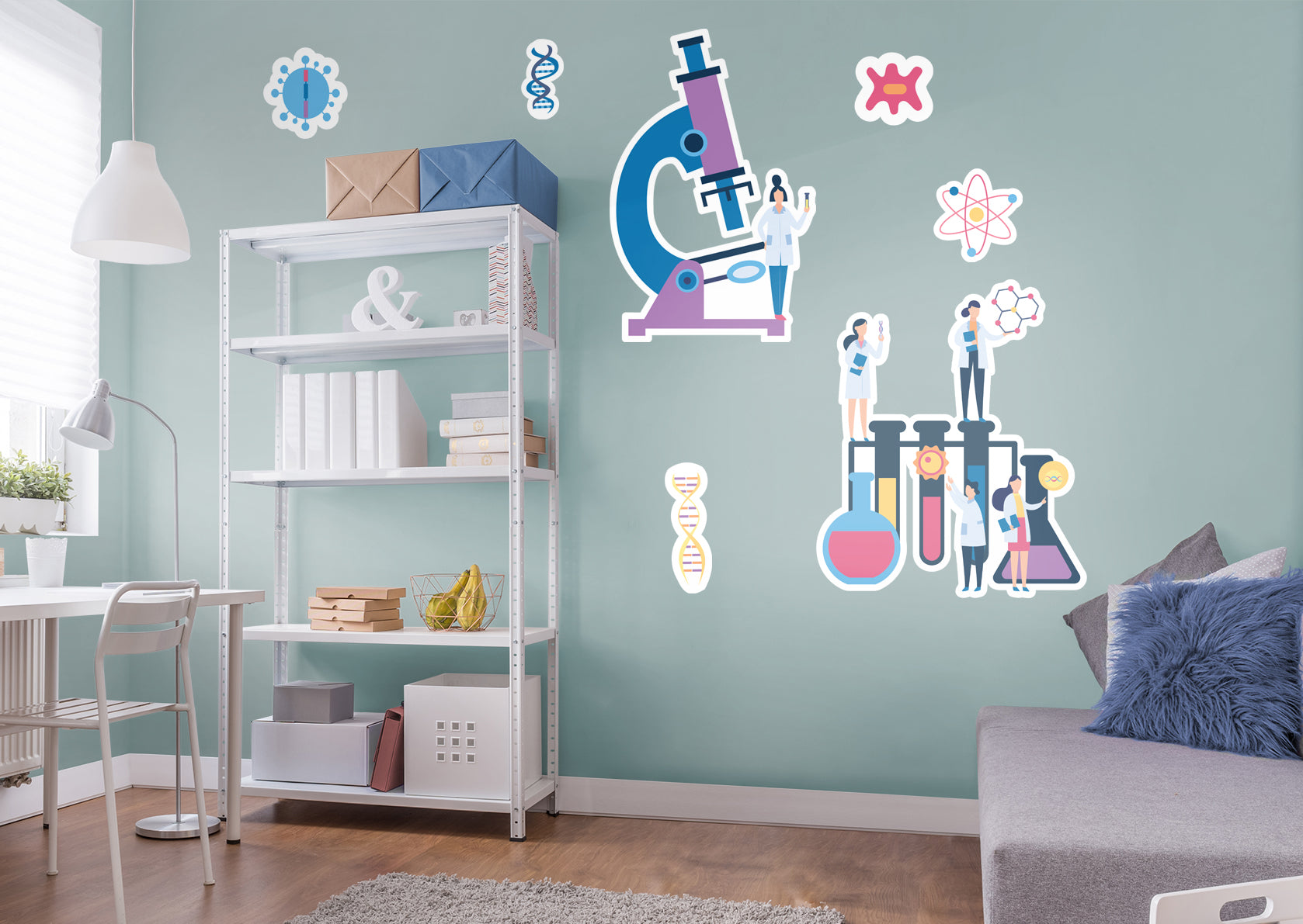 Women in Science Little Women Collection - Removable Wall Decal Collection (41"W x 35"H) by Fathead | Vinyl