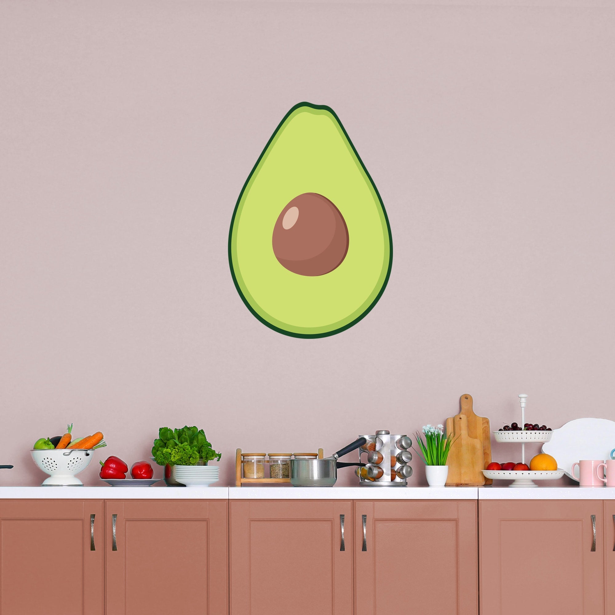 Avocado: Illustrated - Removable Vinyl Decal XL by Fathead