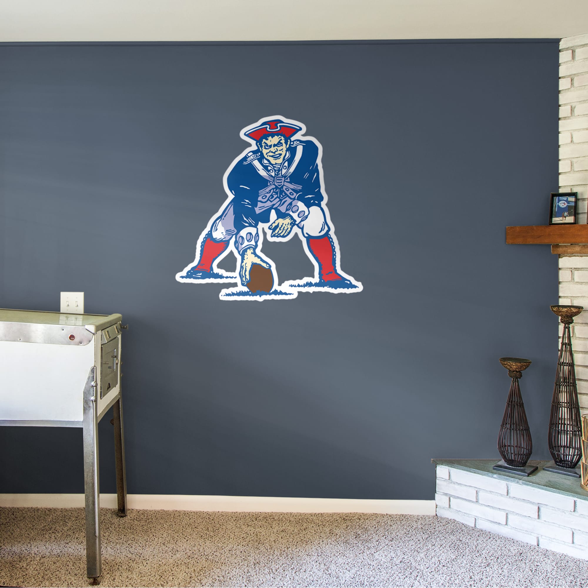 Boston Patriots for New England Patriots: Original AFL Logo - Officially Licensed NFL Removable Wall Decal 39.0"W x 39.0"H by Fa