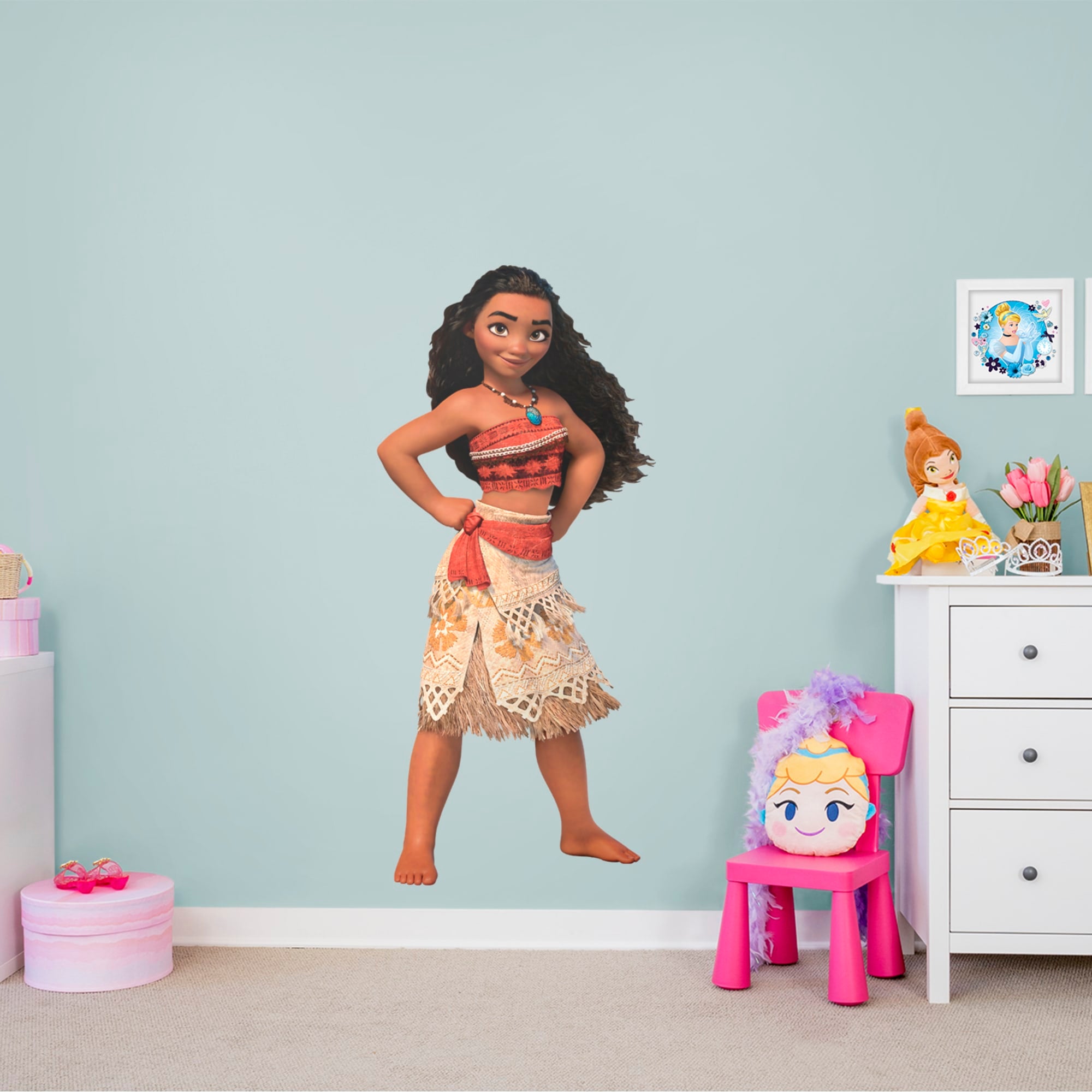 Moana - Officially Licensed Disney Removable Wall Decal 29.0"W x 64.0"H by Fathead | Vinyl