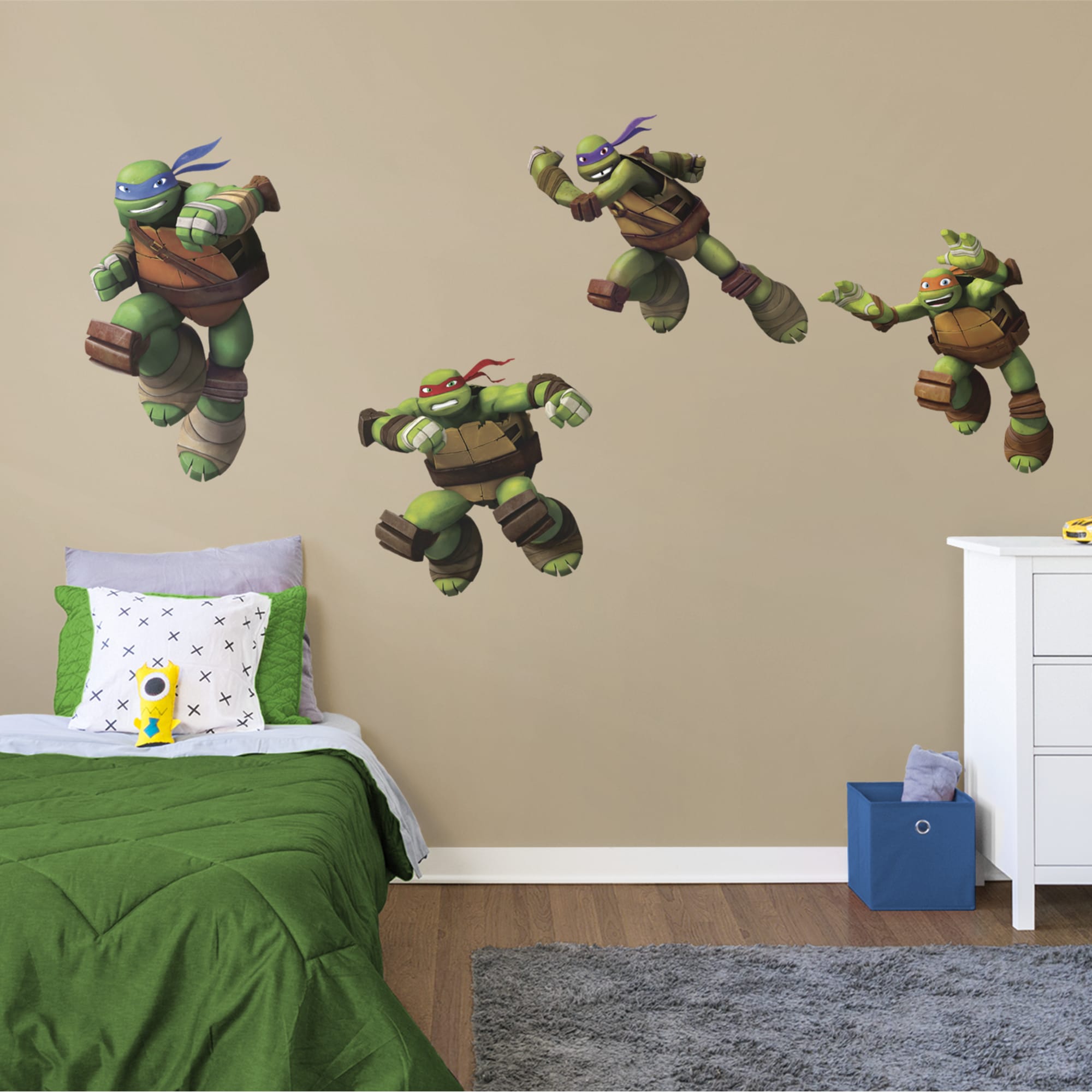 Teenage Mutant Ninja Turtles: Turtle Power Collection - Officially Licensed Removable Wall Decal 52.0"W x 79.0"H by Fathead | Vi