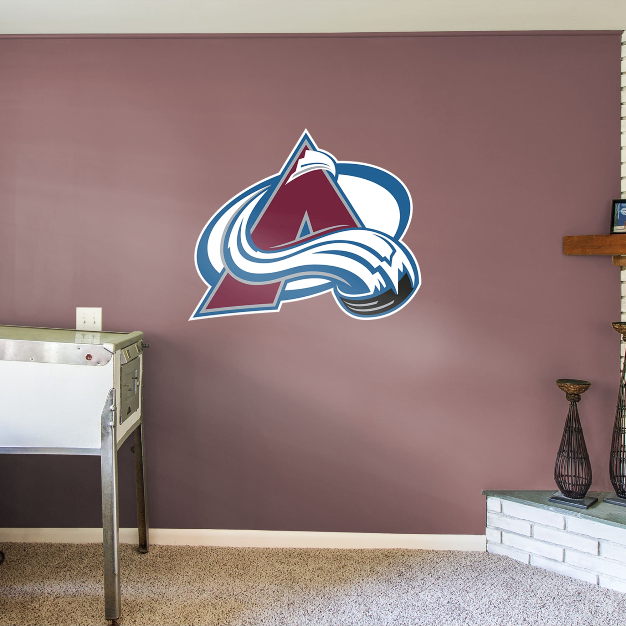 Colorado Avalanche: Logo - Officially Licensed NHL Removable Wall Decal 46.0"W x 38.0"H by Fathead | Vinyl