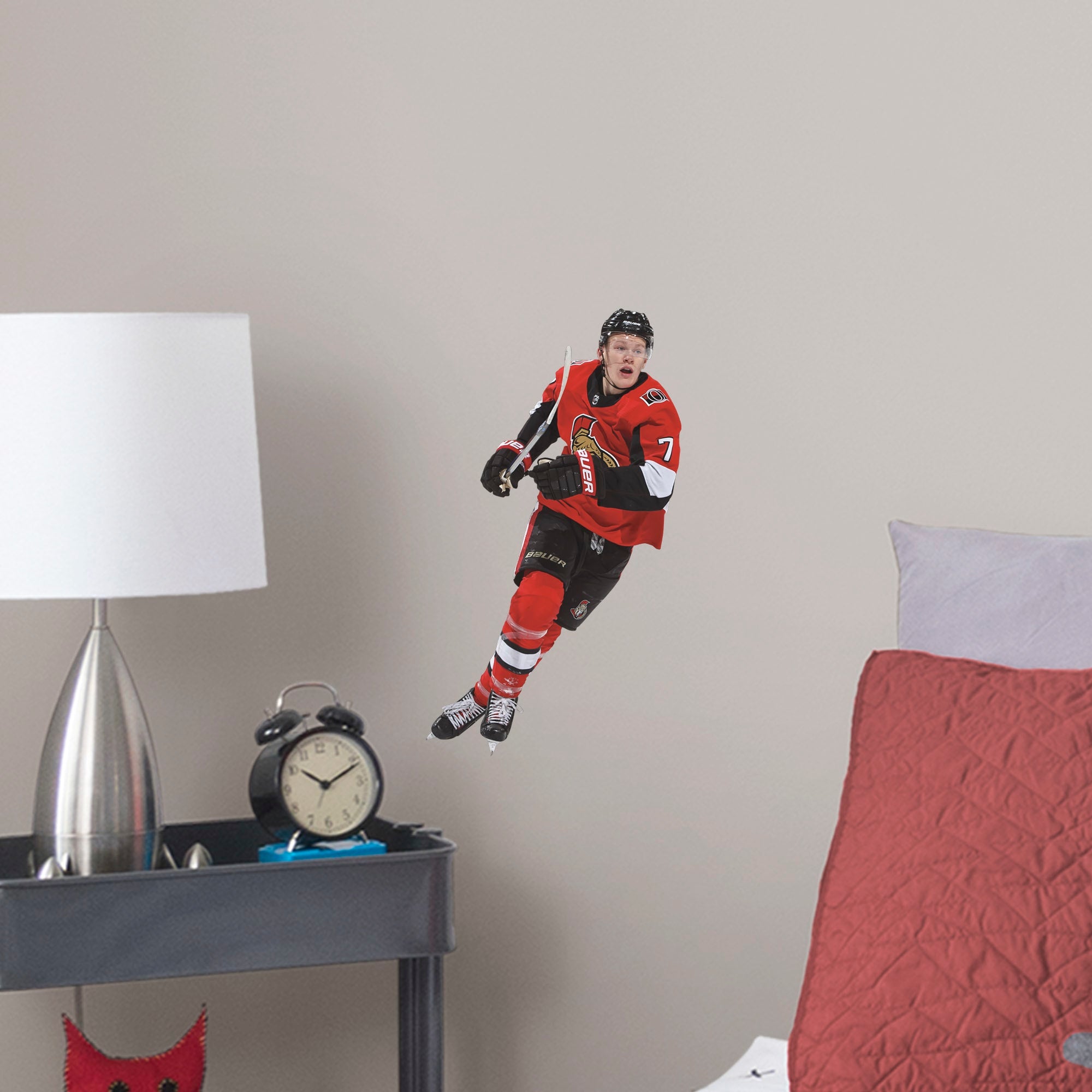 Brady Tkachuk for Ottawa Senators - Officially Licensed NHL Removable Wall Decal Large by Fathead | Vinyl