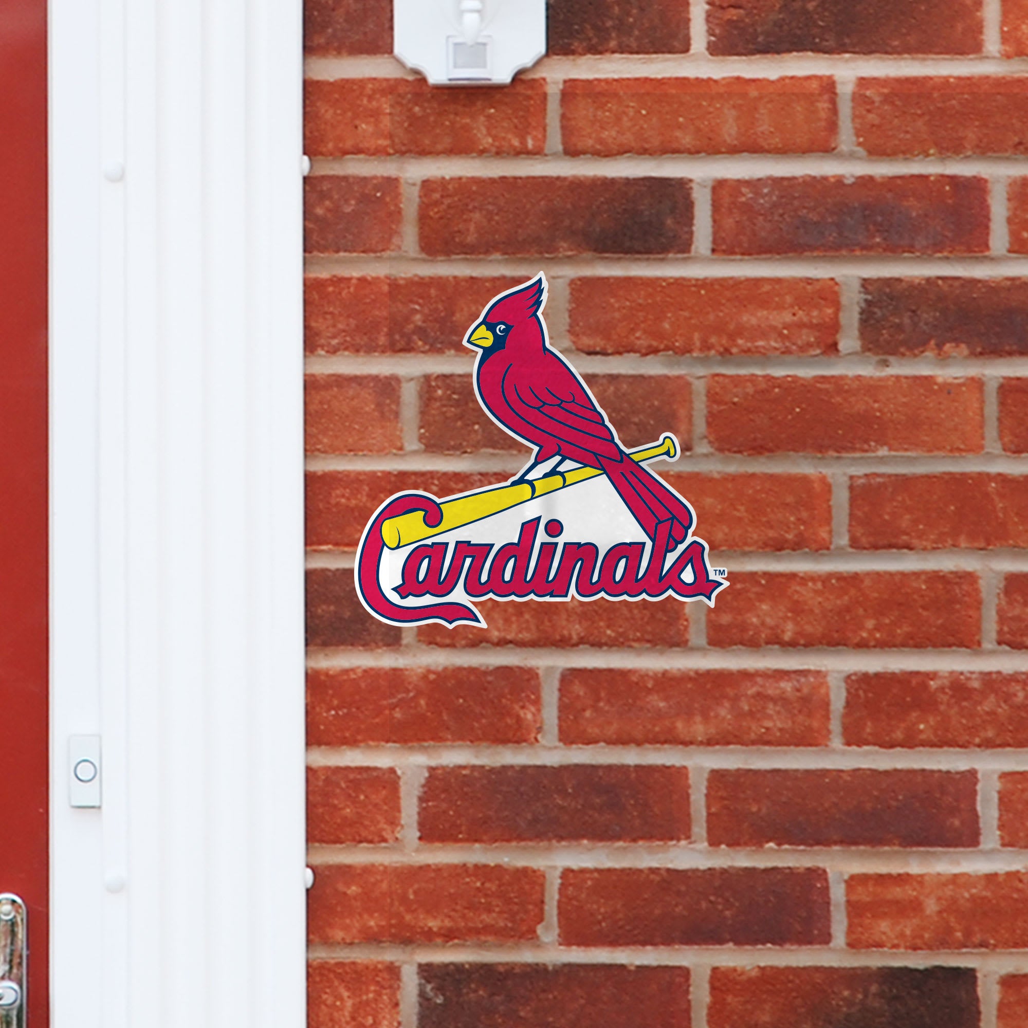 St. Louis Cardinals: Logo - Officially Licensed MLB Outdoor Graphic Large by Fathead | Wood/Aluminum
