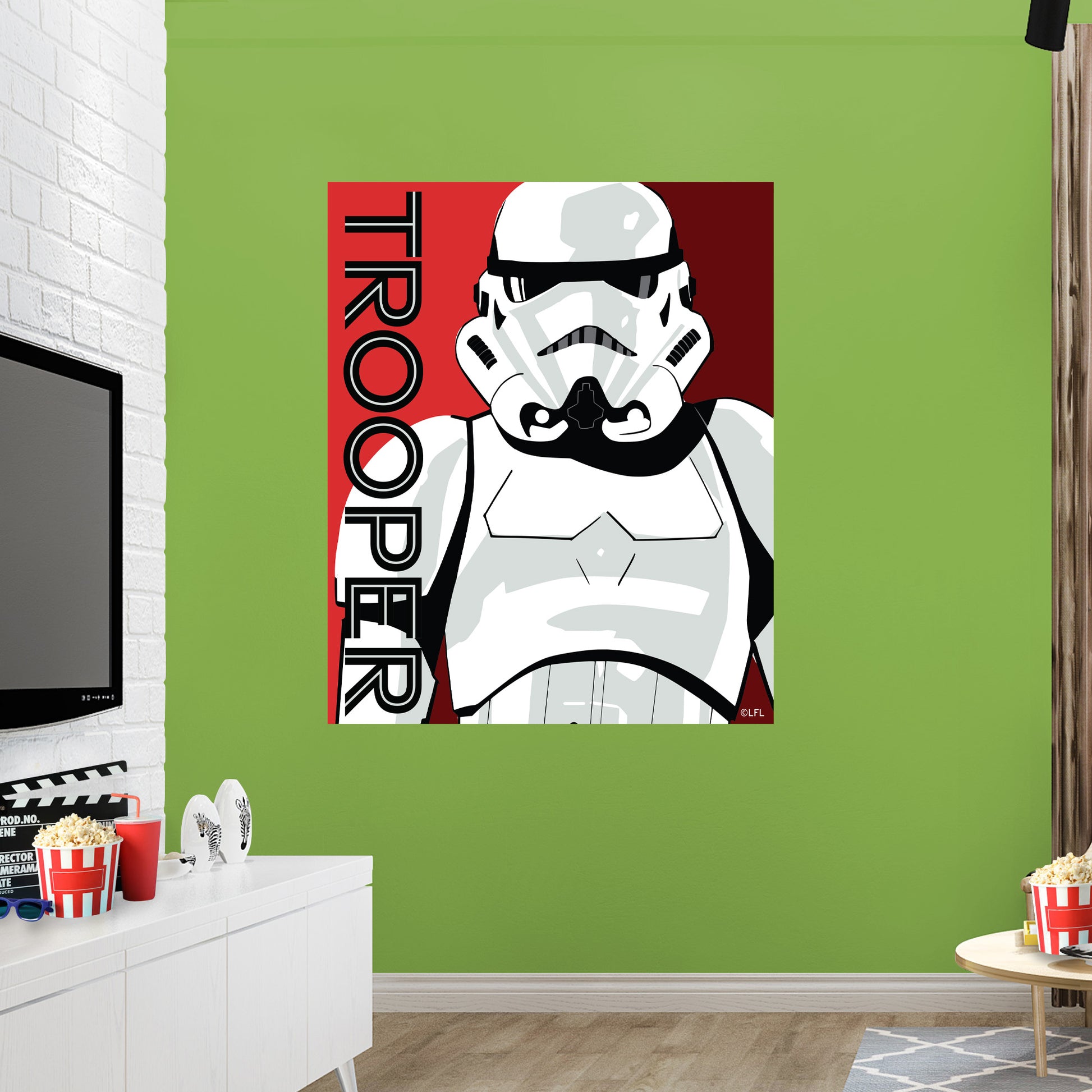 Stormtrooper TROOPER Pop Art Poster - Licensed Star Re