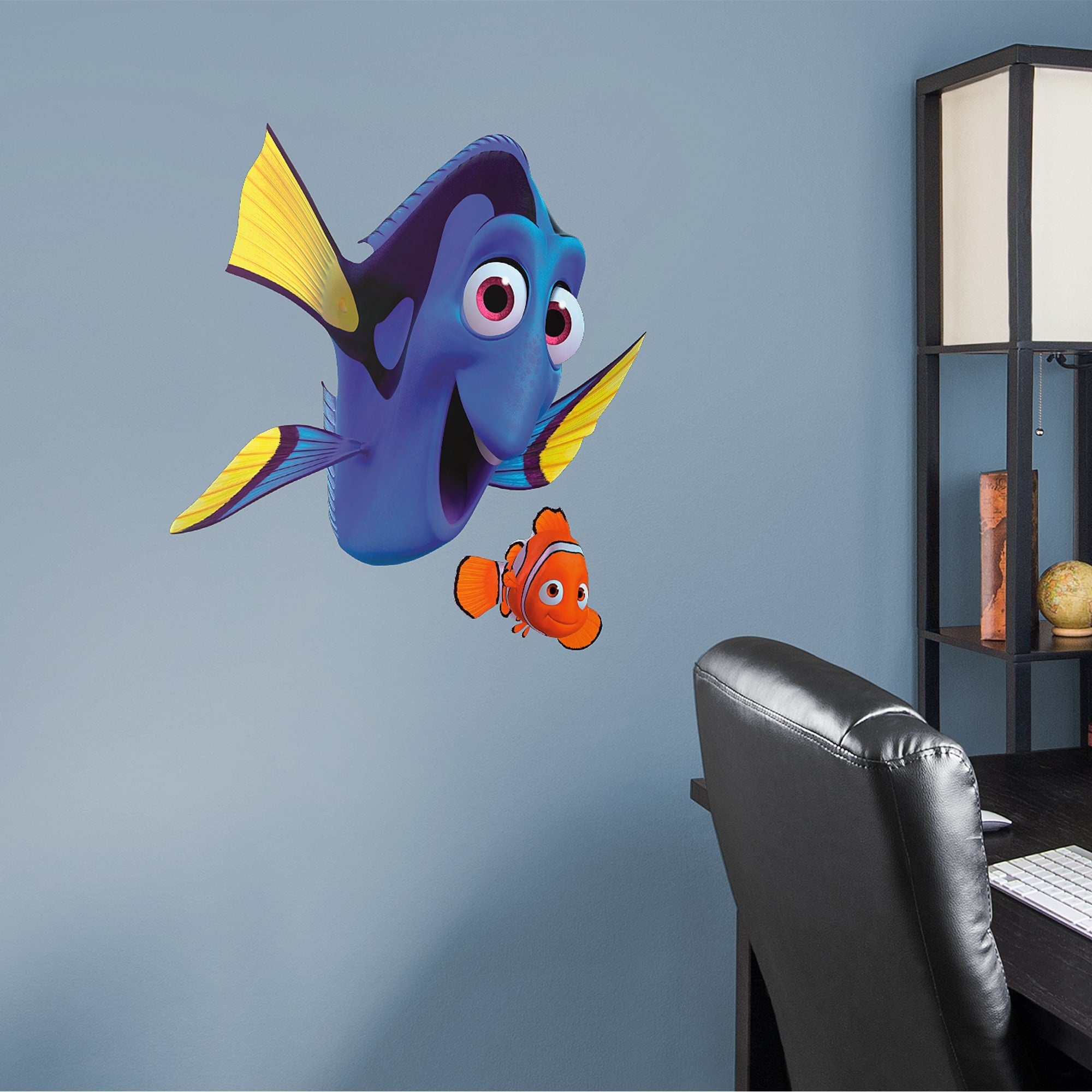 Nemo and Dory: Finding Dory - Officially Licensed Disney/PIXAR Removable Wall Decals 26.0"W x 27.0"H by Fathead | Vinyl