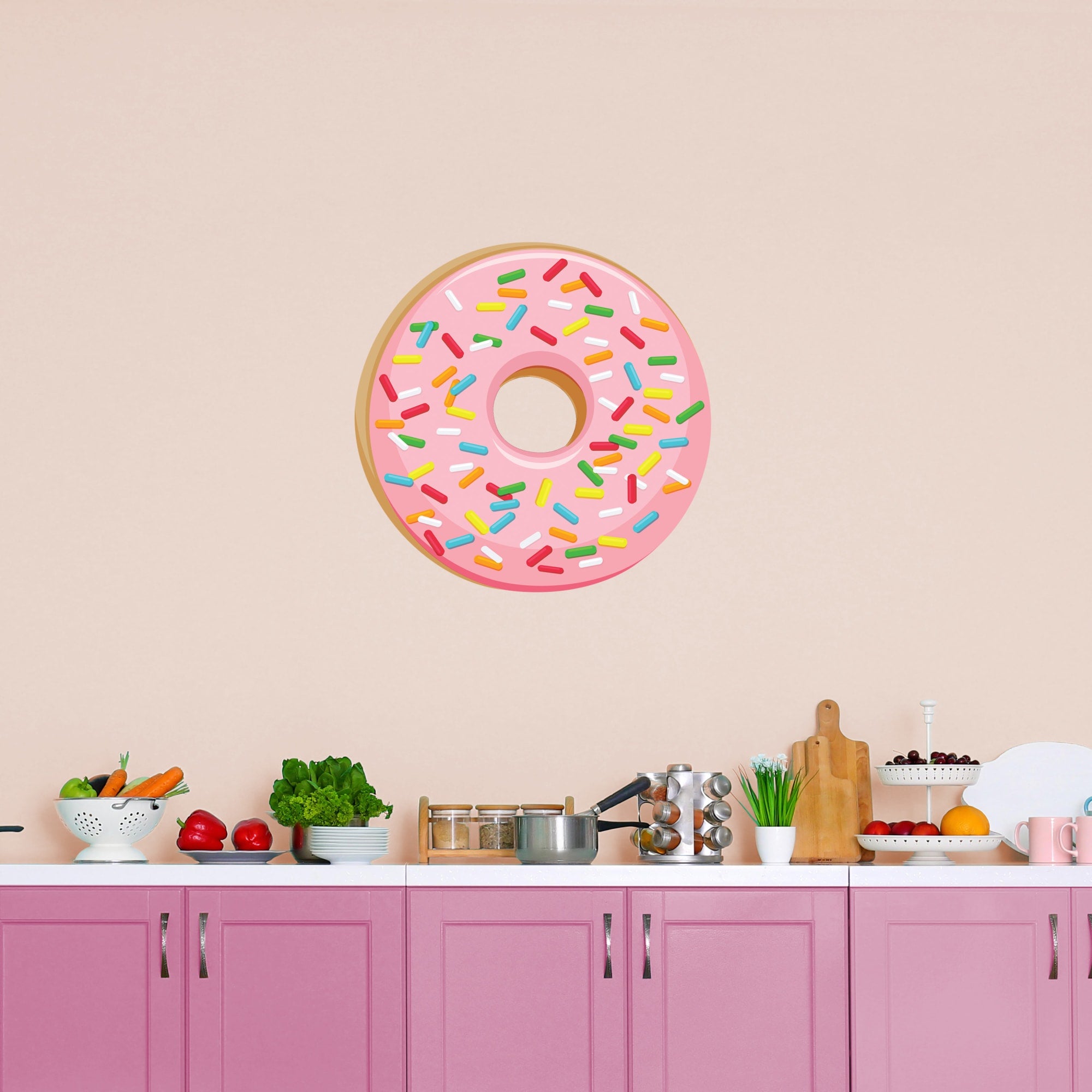 Donut: Illustrated - Removable Vinyl Decal XL by Fathead