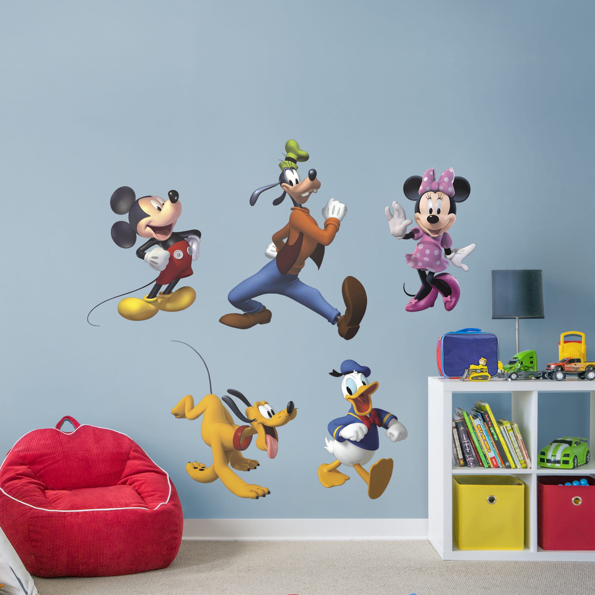 Mickey Mouse and Friends: Collection - Officially Licensed Disney Removable Wall Decals 25.0"W x 30.0"H by Fathead | Vinyl